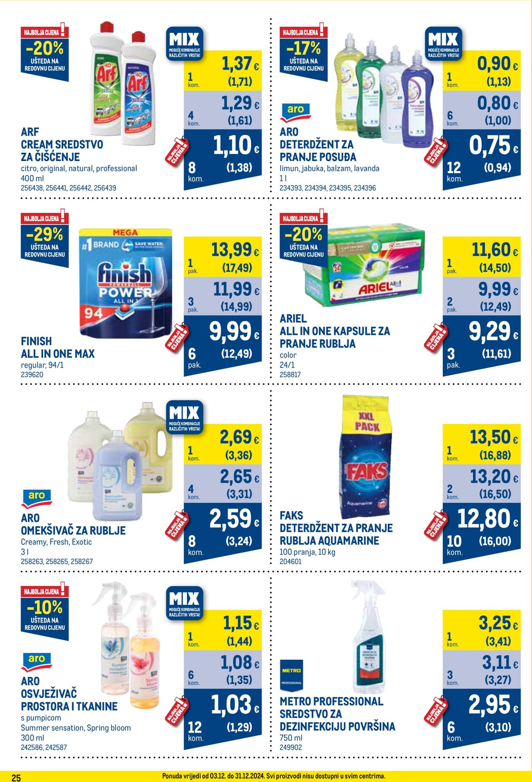 metro - Metro - Profi cijena katalog vrijedi od 03.12. do 31.12. - page: 25