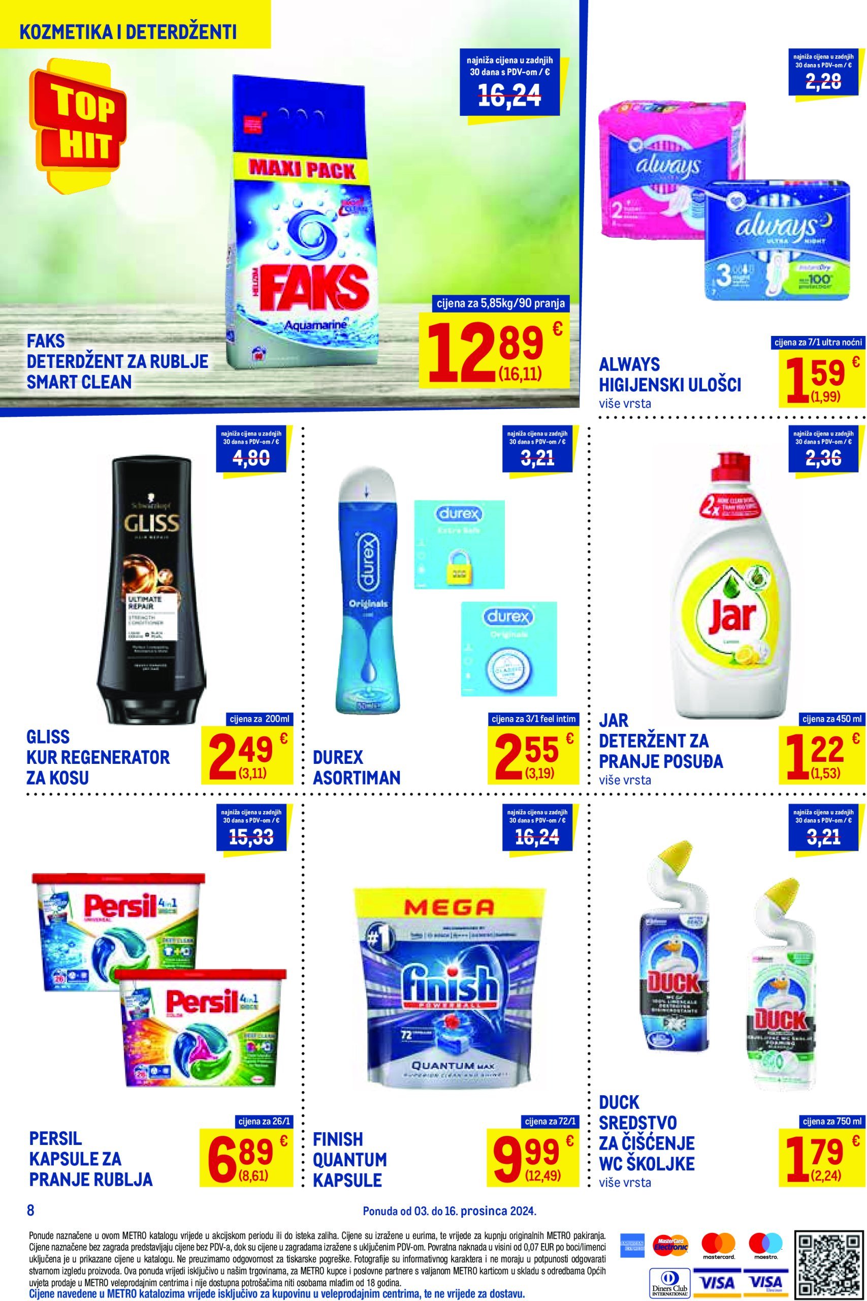 metro - Metro - Prehrana katalog vrijedi od 17.12. do 31.12. - page: 8