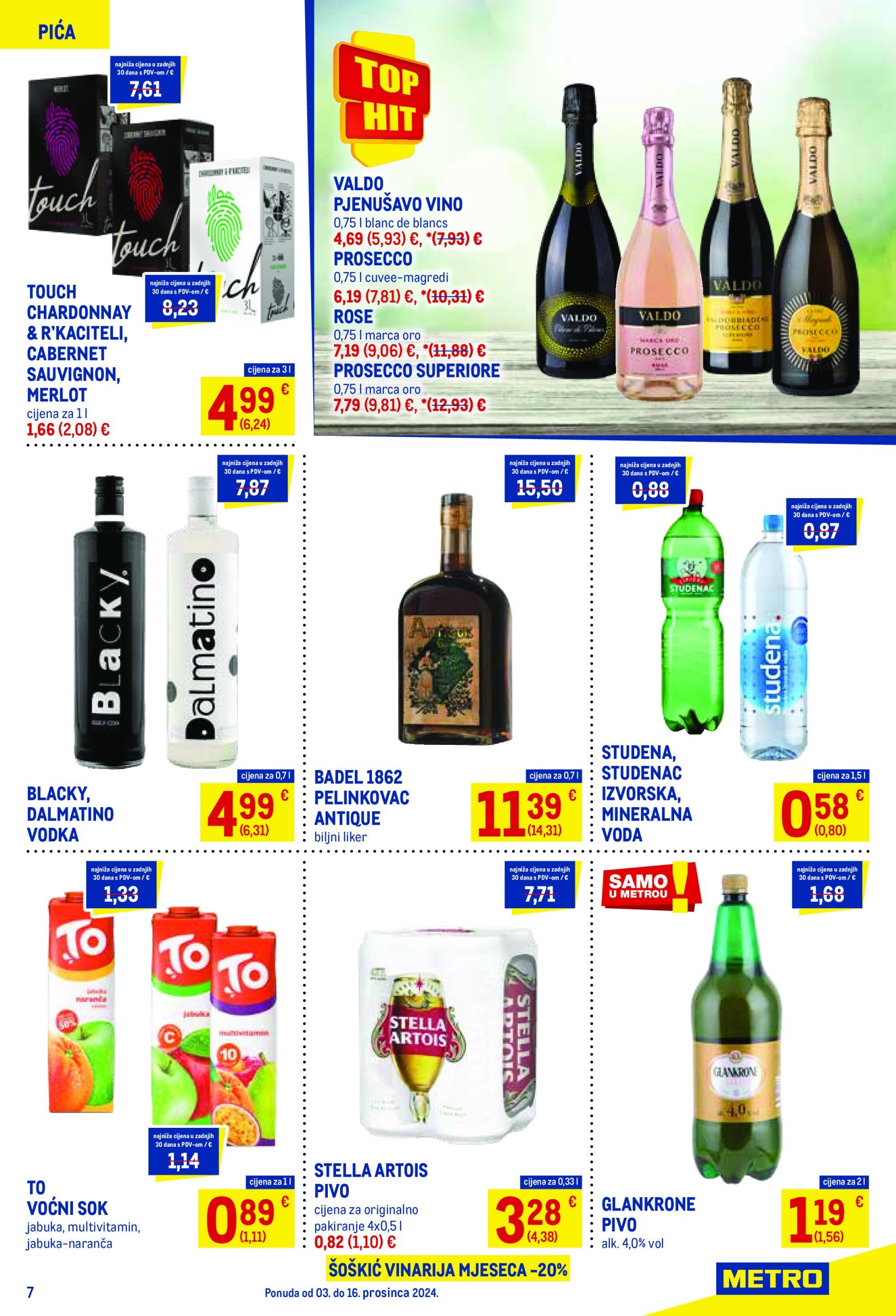 metro - Metro - Prehrana katalog vrijedi od 17.12. do 31.12. - page: 7