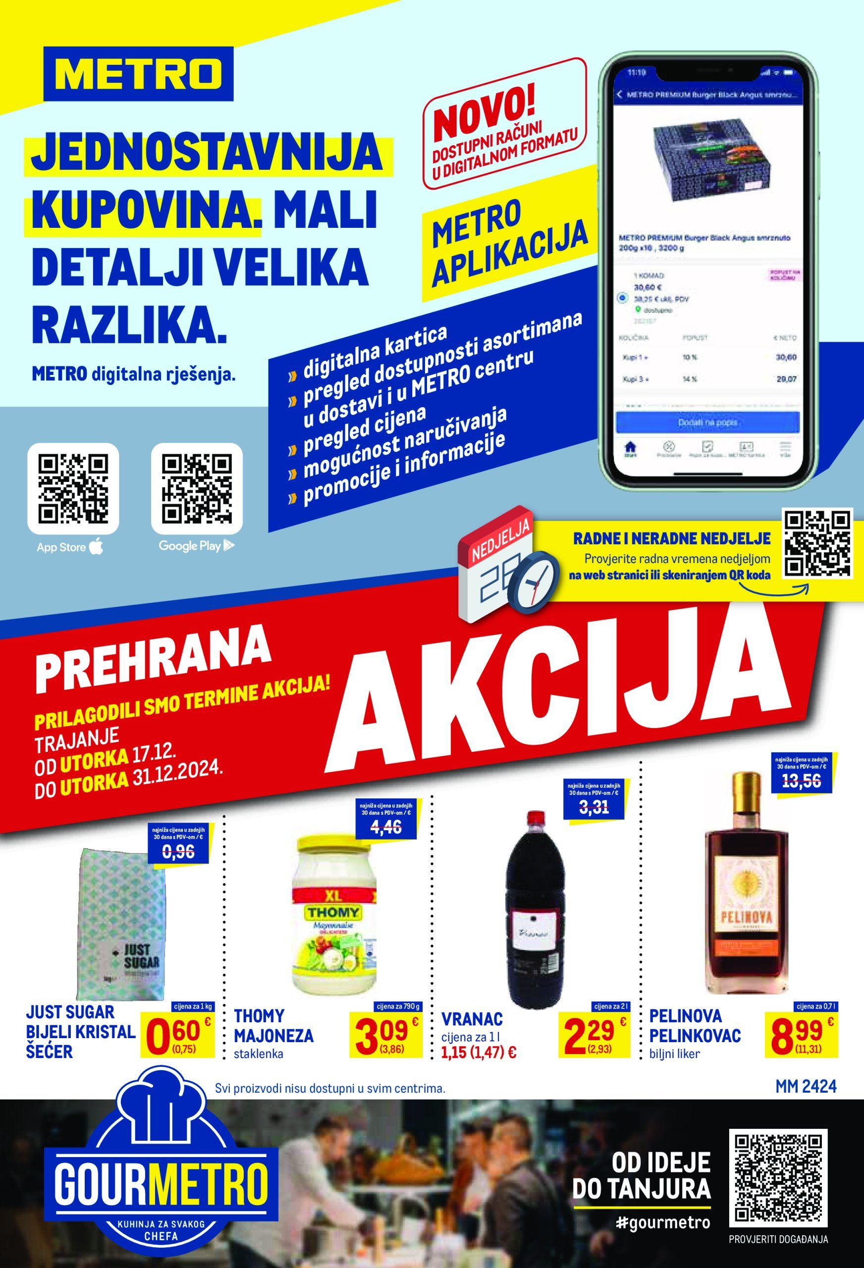 metro - Metro - Prehrana katalog vrijedi od 17.12. do 31.12.