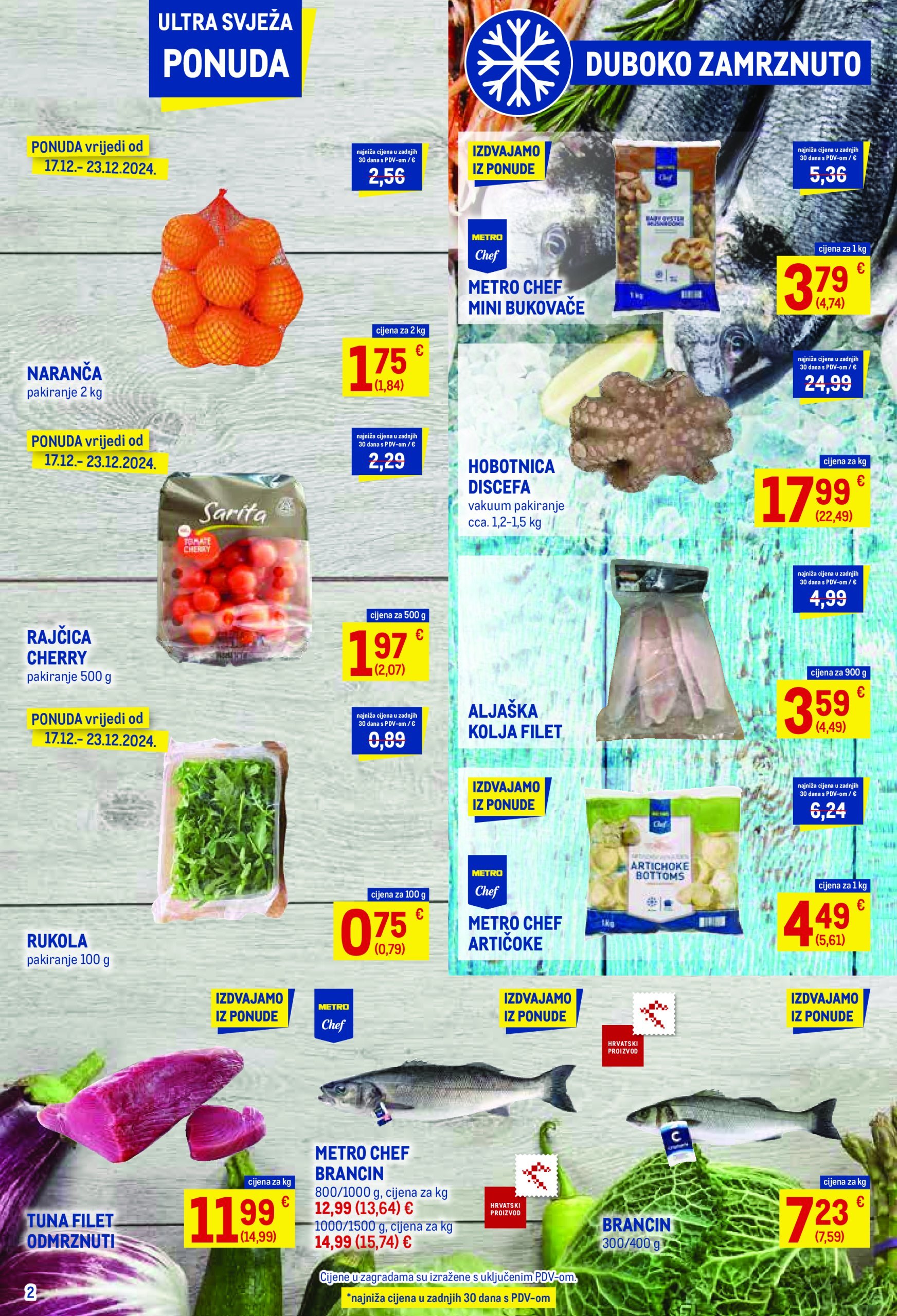 metro - Metro - Prehrana katalog vrijedi od 17.12. do 31.12. - page: 2