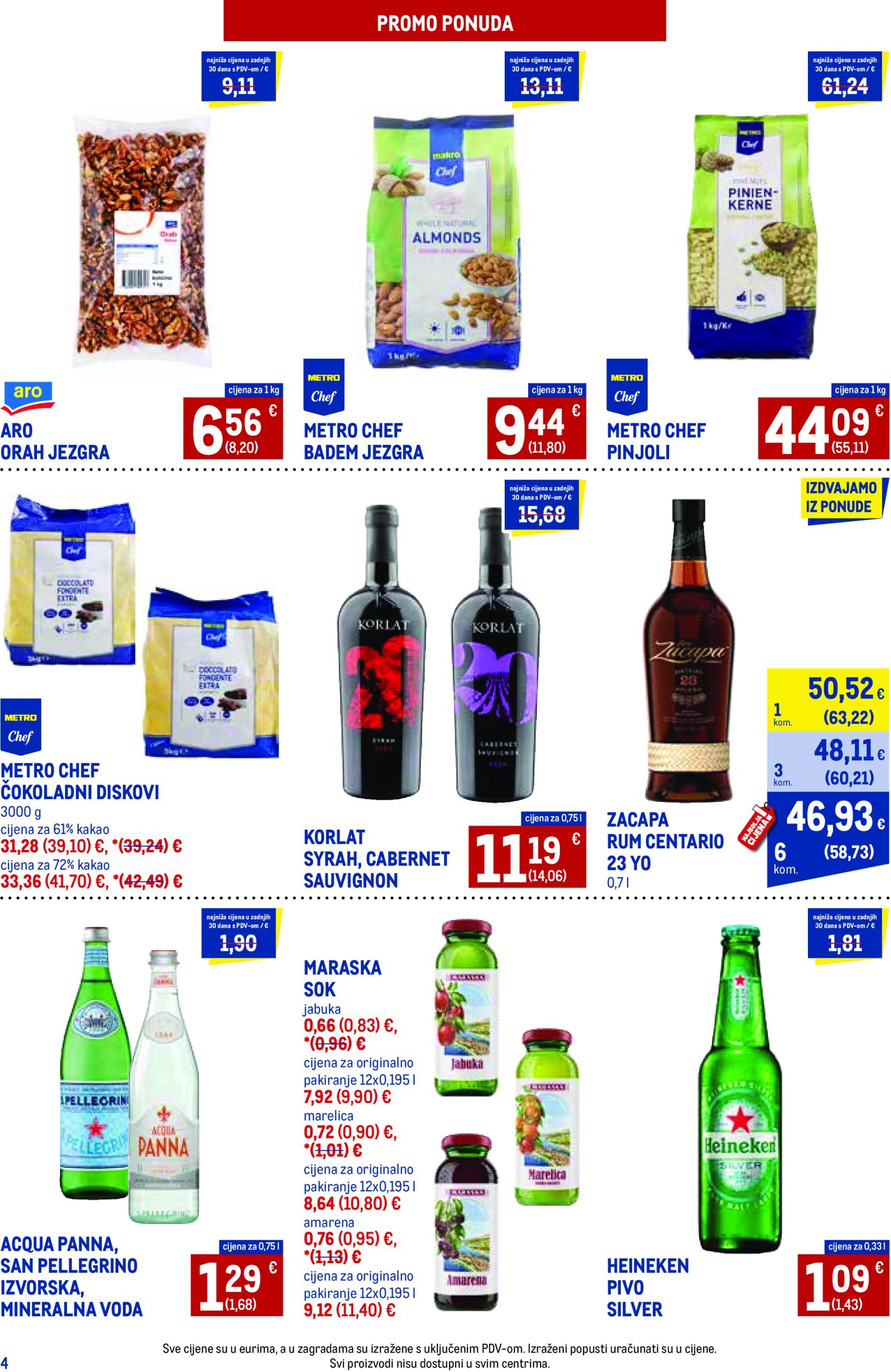 metro - Metro - Promotivna ponuda za ugostitelje katalog vrijedi od 17.12. do 31.12. - page: 4