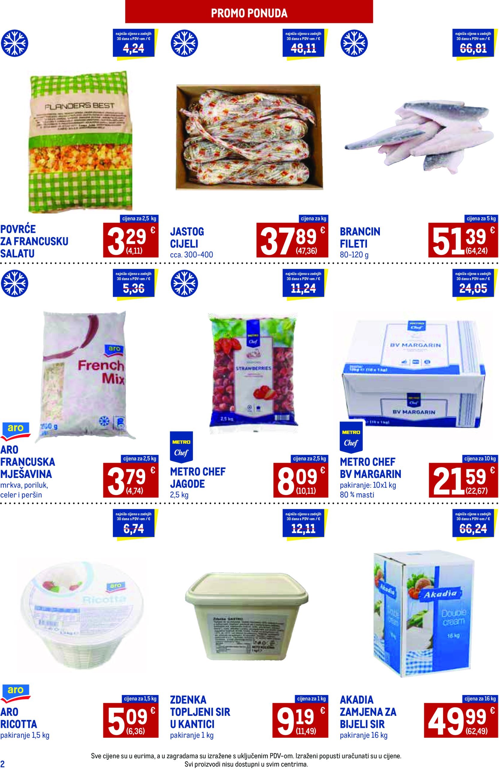 metro - Metro - Promotivna ponuda za ugostitelje katalog vrijedi od 17.12. do 31.12. - page: 2