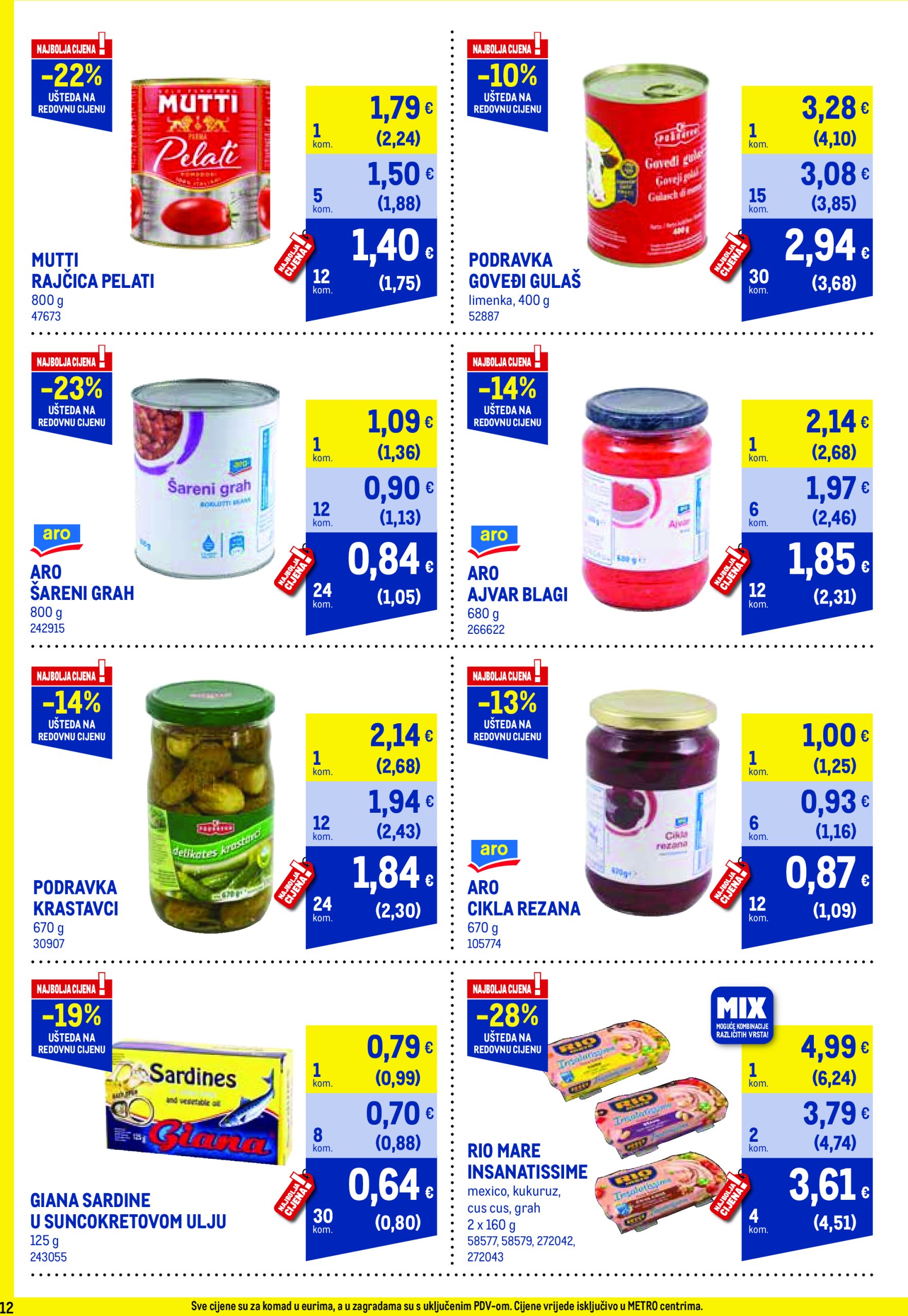 metro - Metro - Profi cijena katalog vrijedi od 02.01. do 02.02. - page: 12