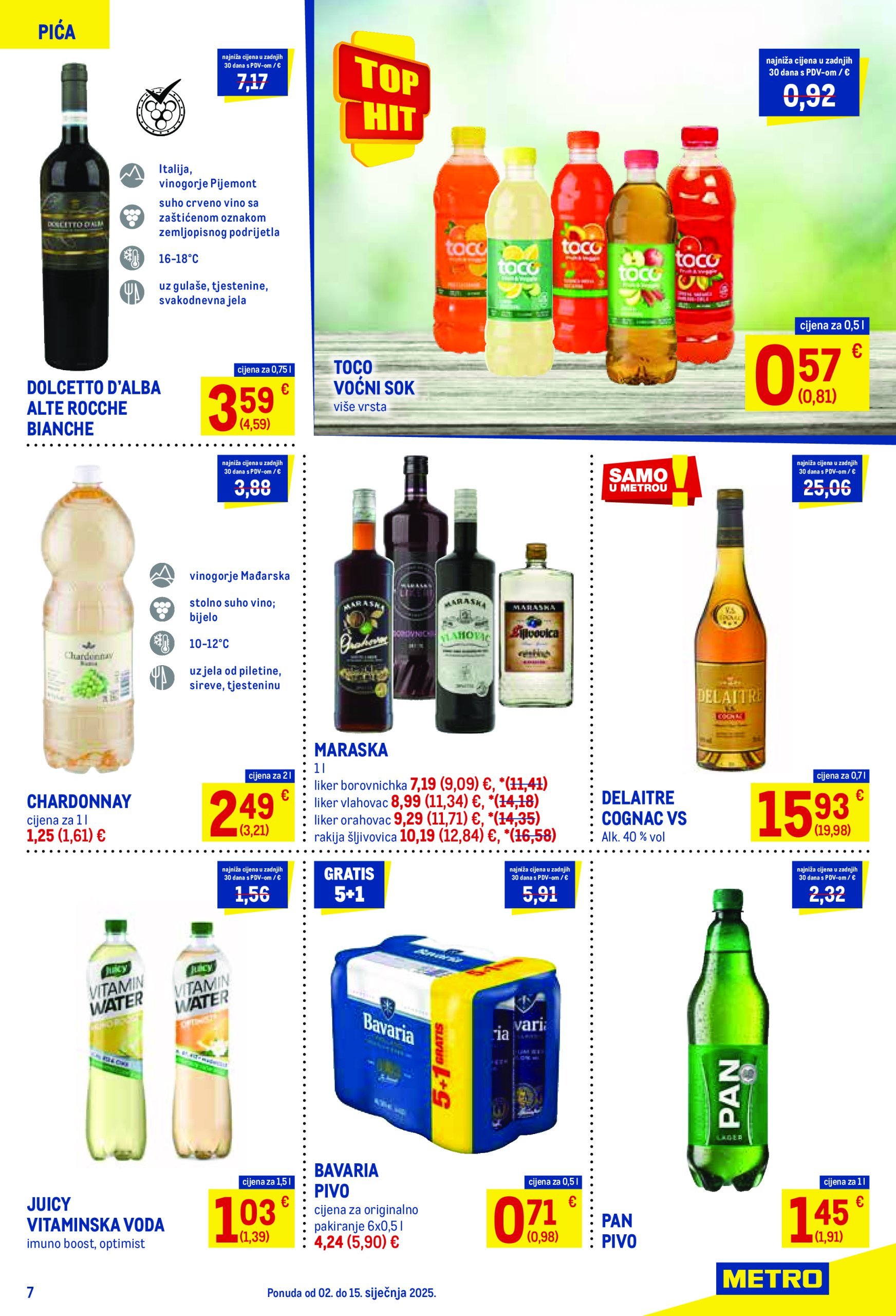 metro - Metro - Prehrana katalog vrijedi od 02.01. do 15.01. - page: 7