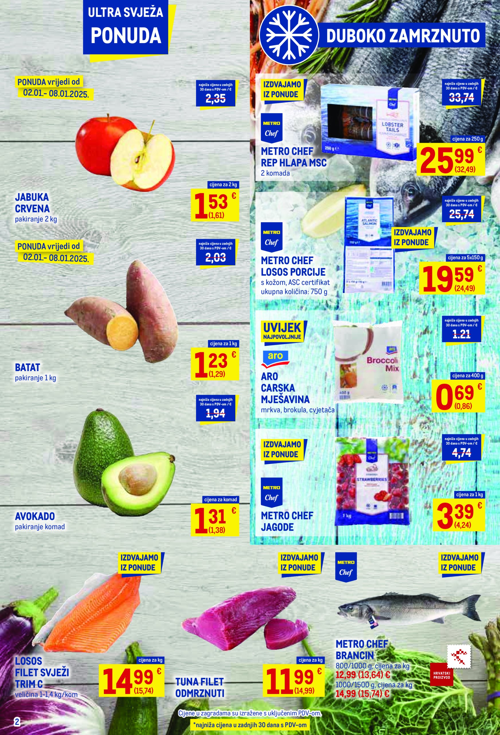 metro - Metro - Prehrana katalog vrijedi od 02.01. do 15.01. - page: 2