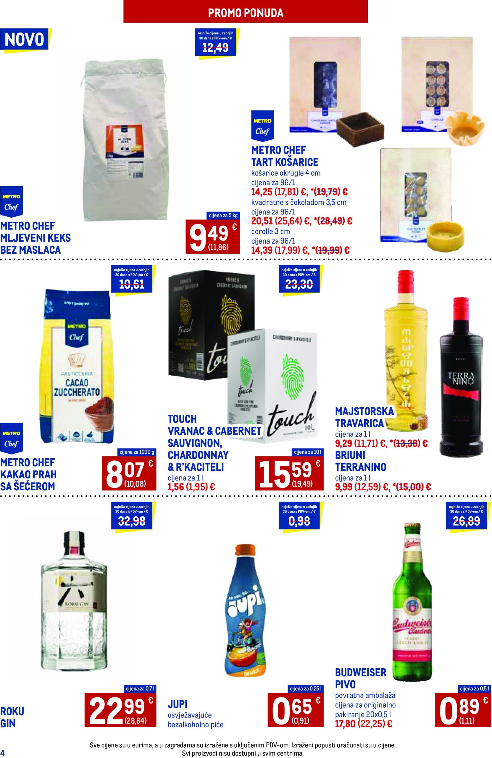 metro - Metro - Promotivna ponuda za ugostitelje katalog vrijedi od 02.01. do 15.01. - page: 4