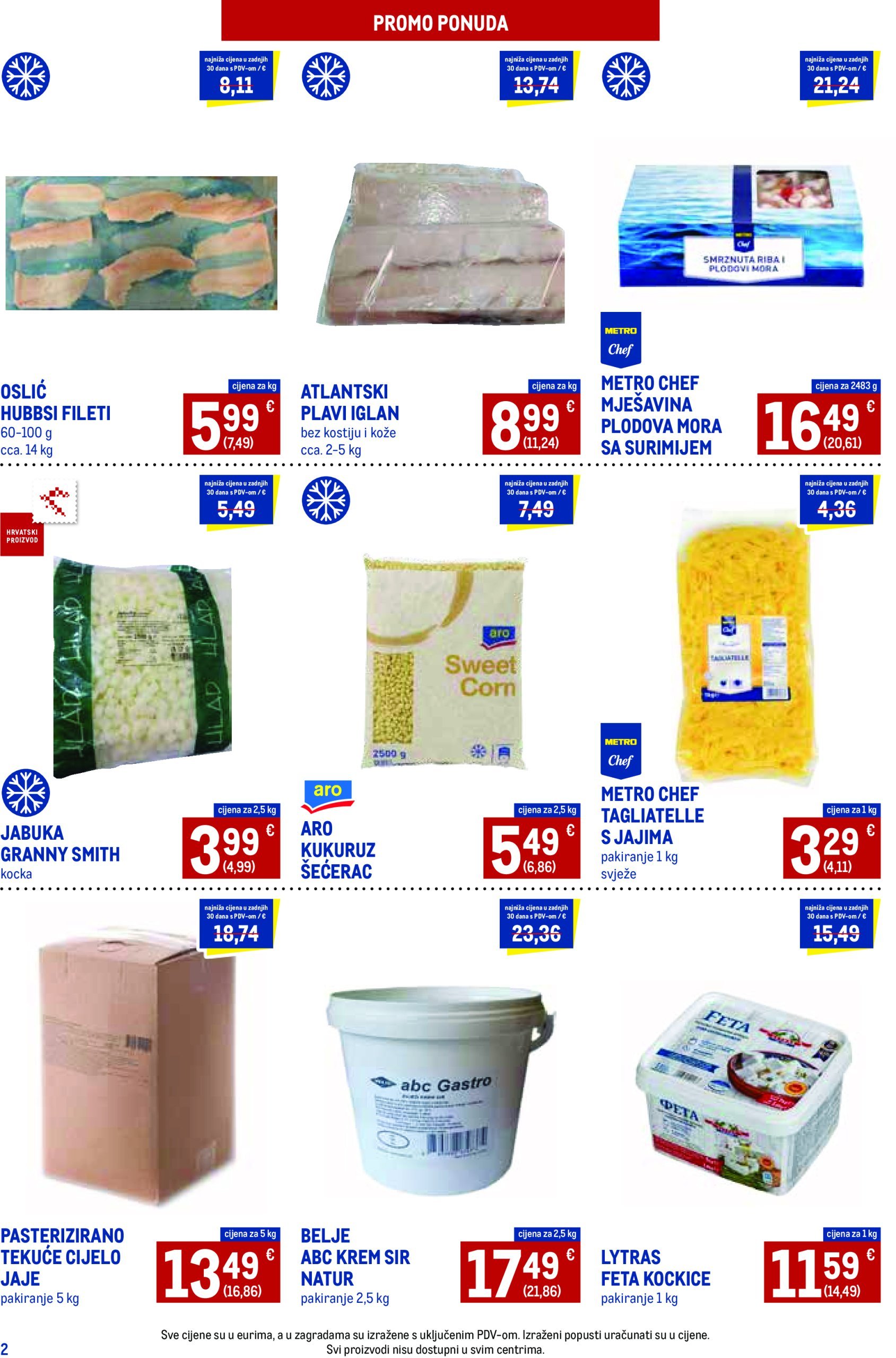 metro - Metro - Promotivna ponuda za ugostitelje katalog vrijedi od 02.01. do 15.01. - page: 2