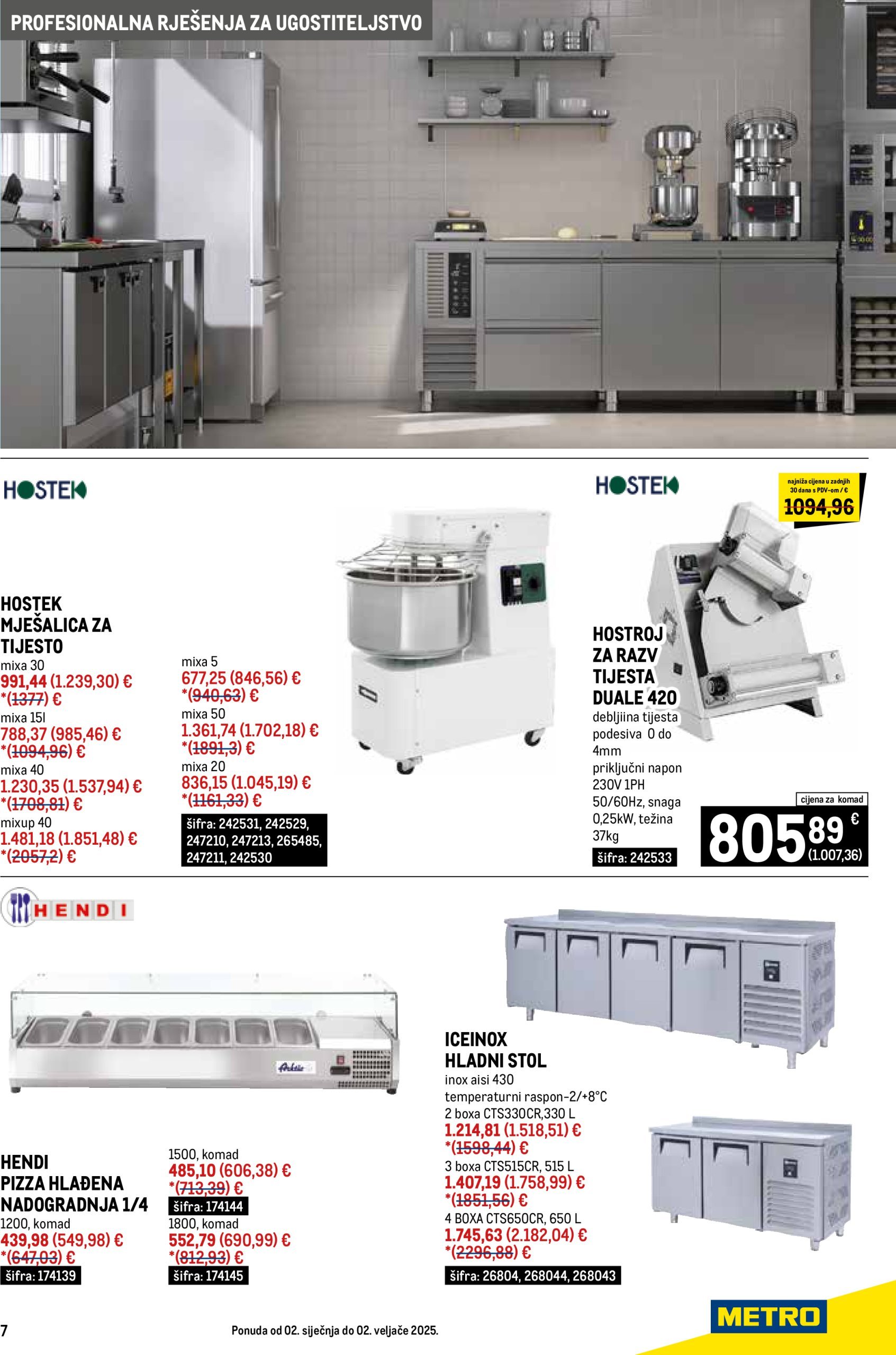 metro - Metro - Gastro katalog vrijedi od 02.01. do 02.02. - page: 7