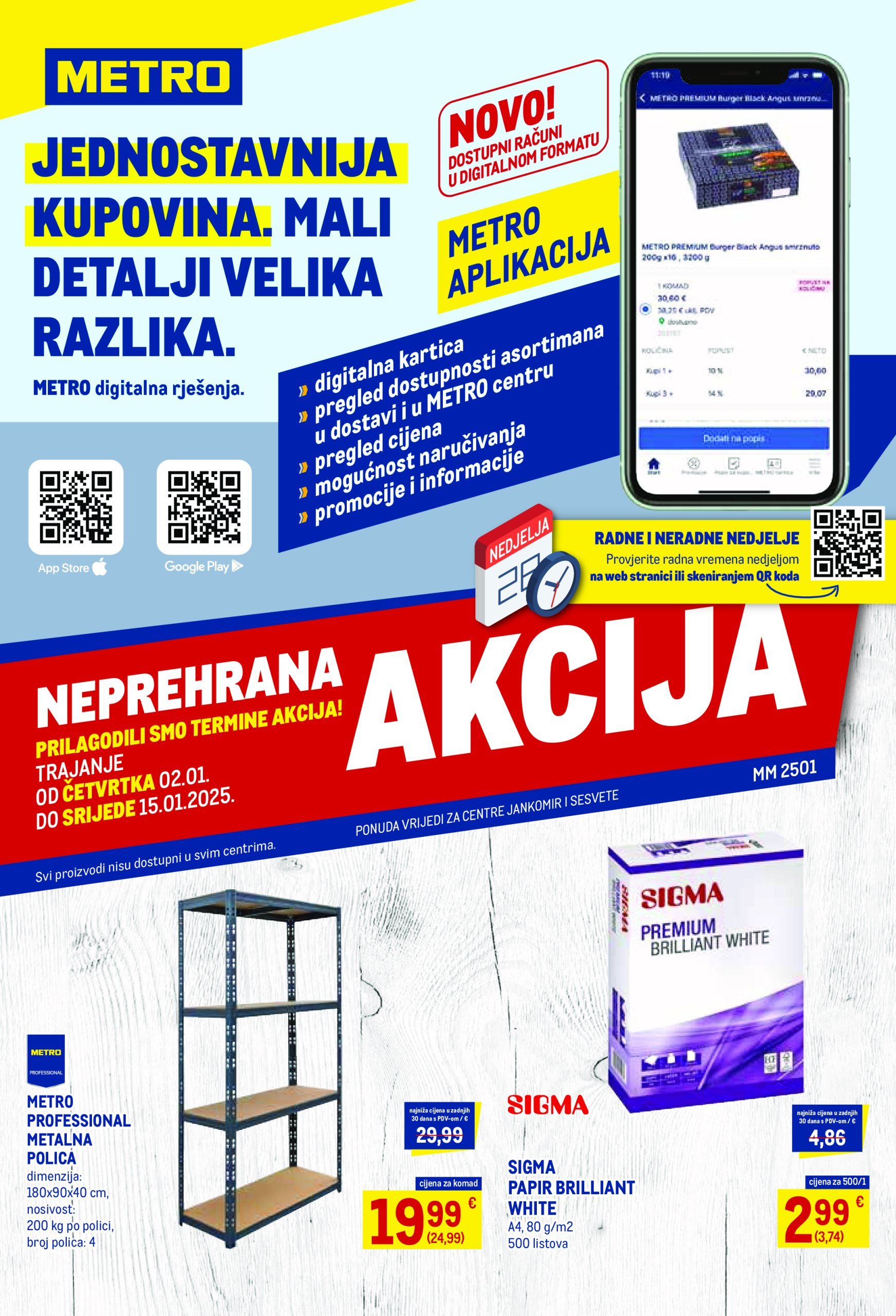 metro - Metro - Neprehrana katalog vrijedi od 02.01. do 15.01.