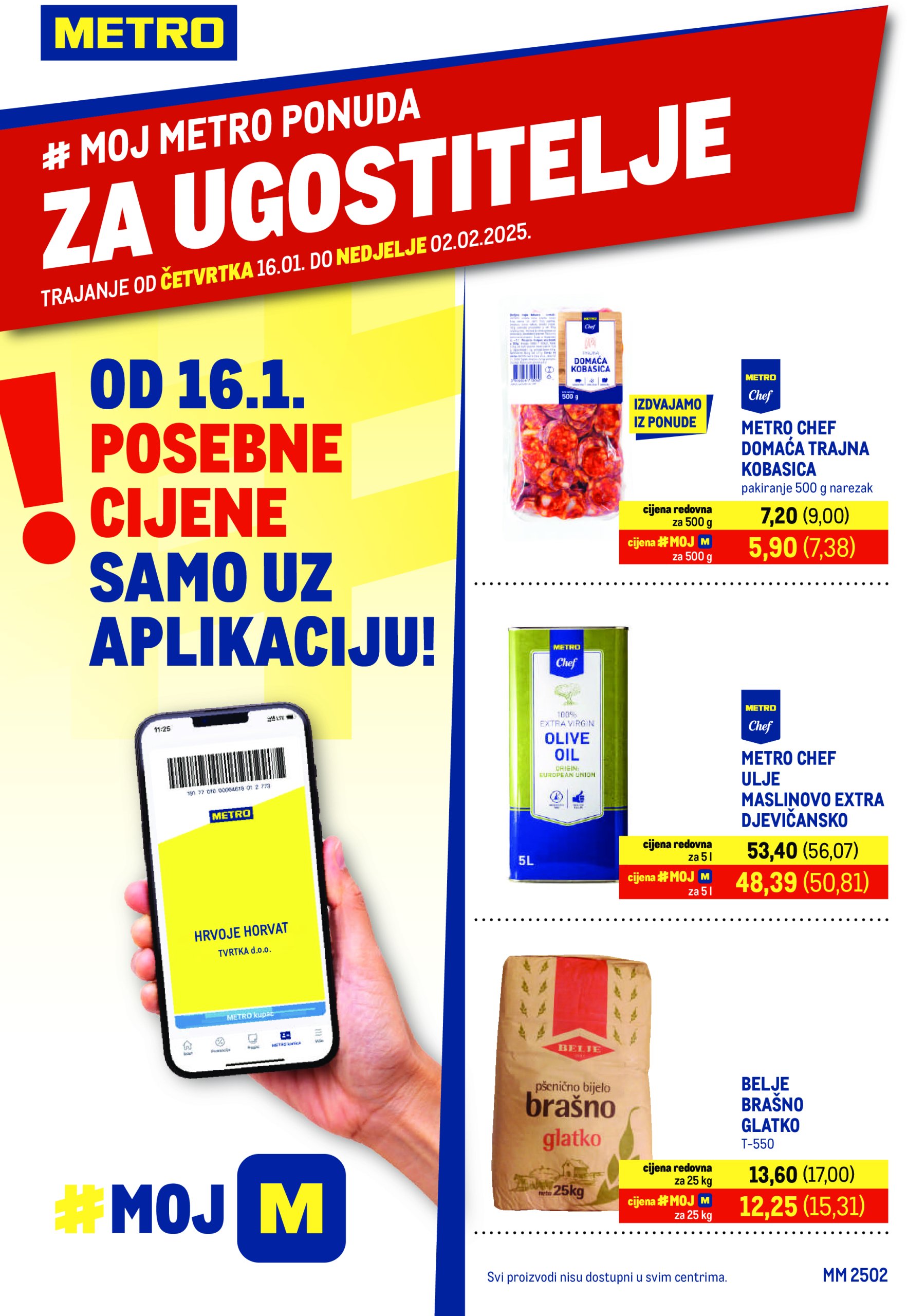 metro - Metro - Promotivna ponuda za ugostitelje katalog vrijedi od 16.01. do 02.02.