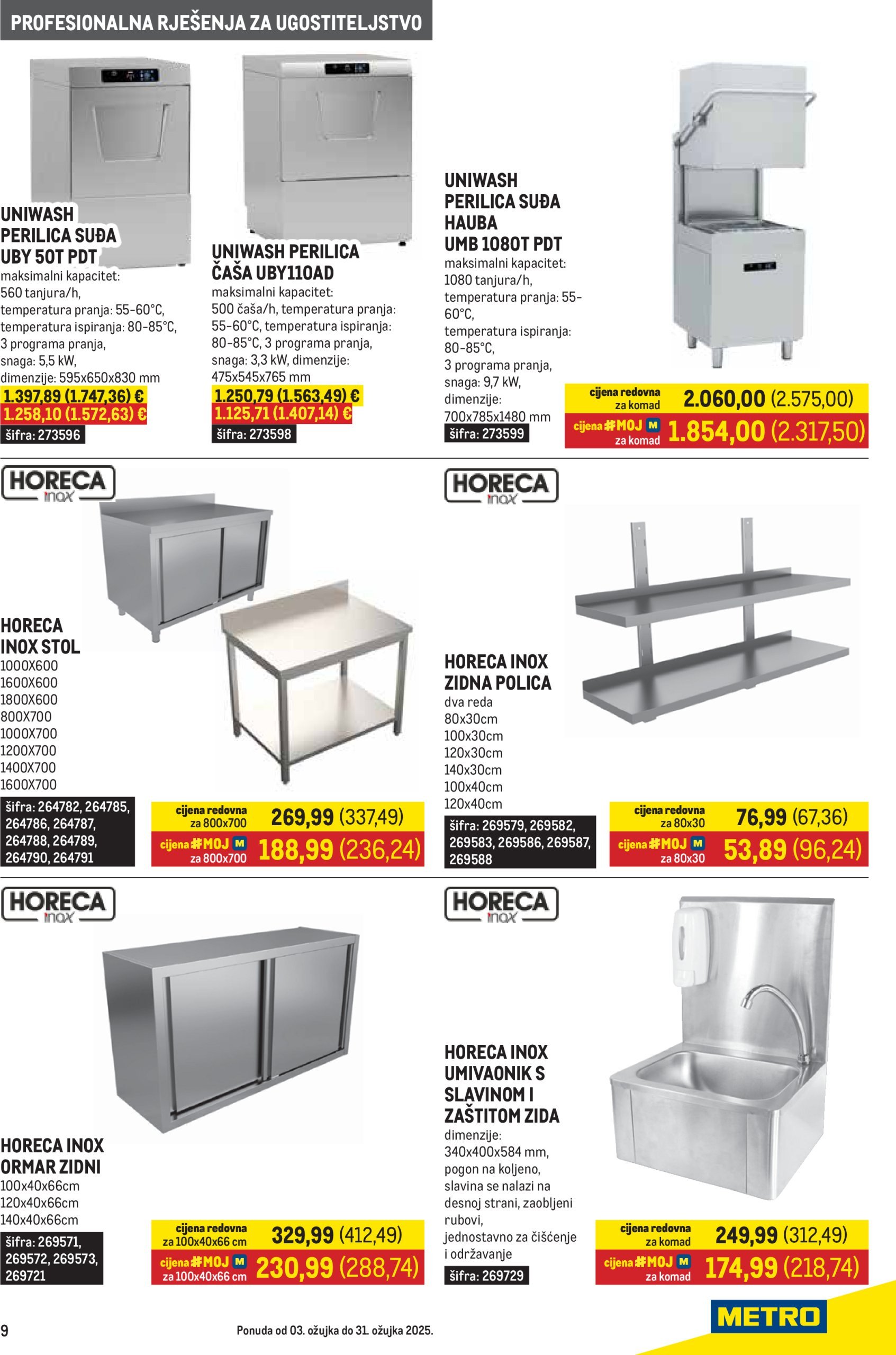 metro - Metro - Gastro katalog vrijedi od 03.03. do 31.03. - page: 9