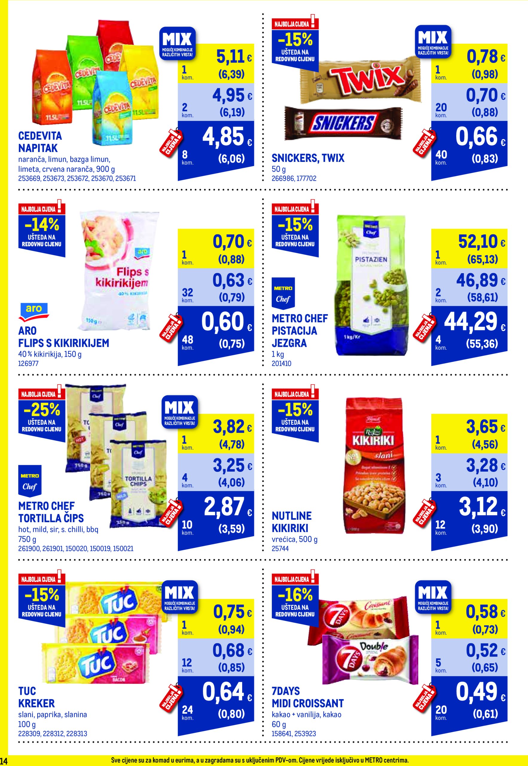 metro - Metro - Profi cijena katalog vrijedi od 02.05. do 01.06. - page: 14 metro - Metro - Profi cijena katalog vrijedi od 02.05. do 01.06. - page: 14