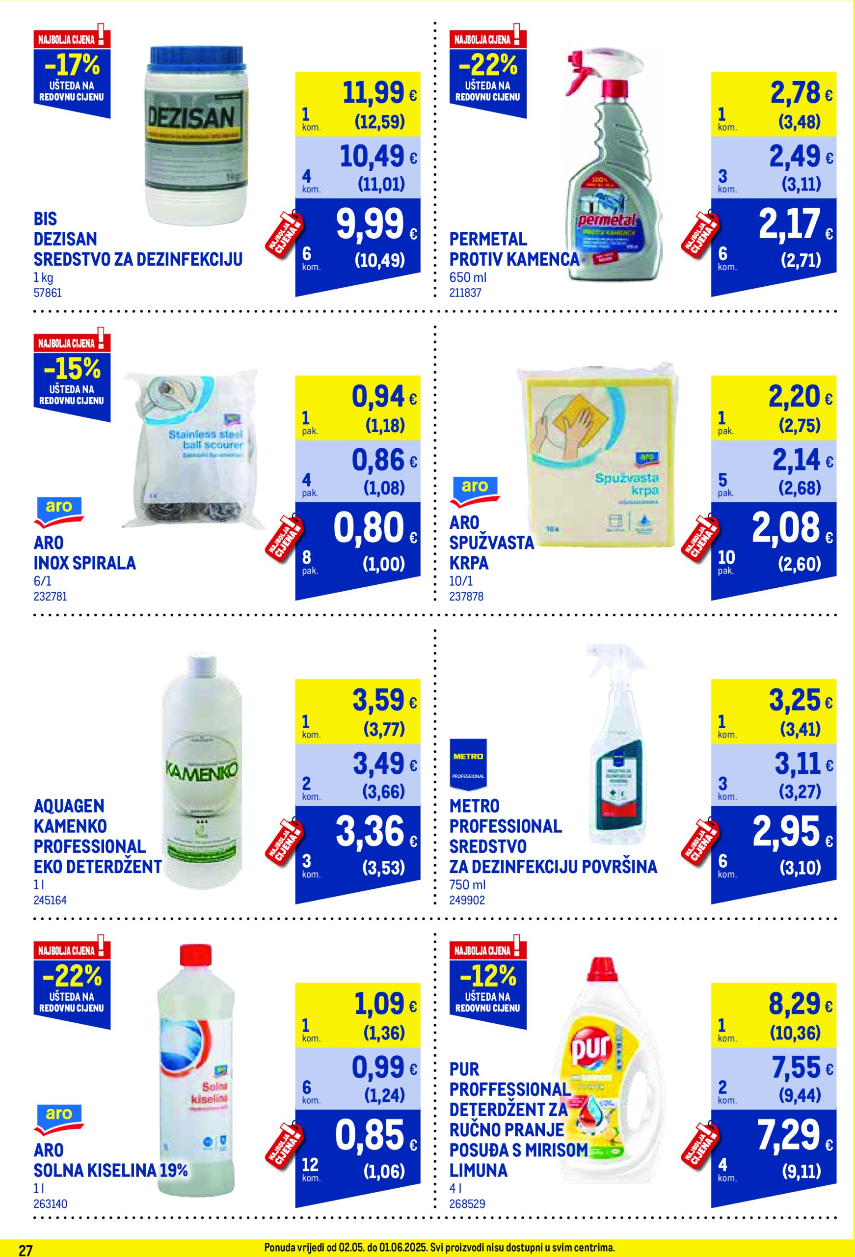 metro - Metro - Profi cijena katalog vrijedi od 02.05. do 01.06. - page: 27 metro - Metro - Profi cijena katalog vrijedi od 02.05. do 01.06. - page: 27