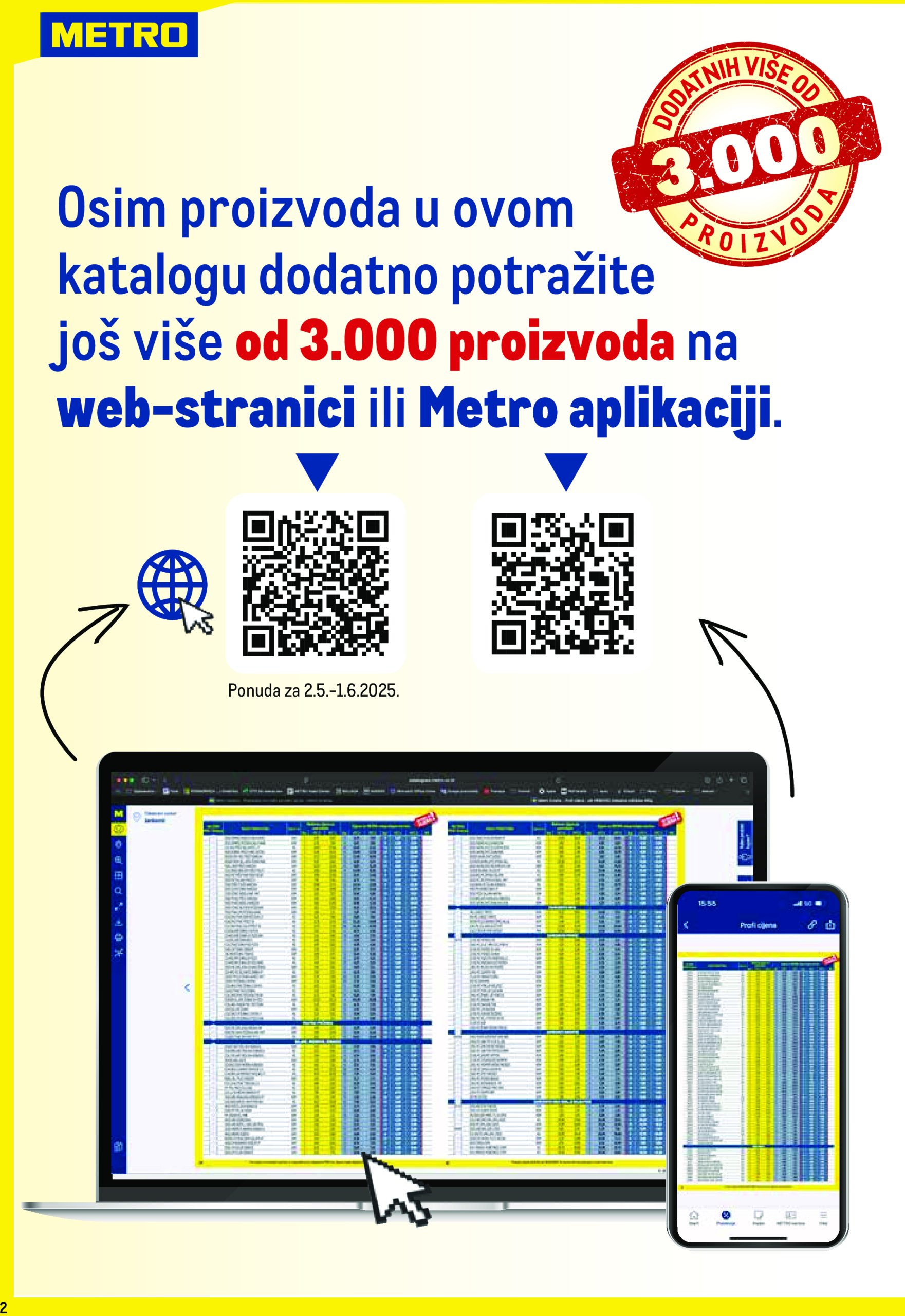 metro - Metro - Profi cijena katalog vrijedi od 02.05. do 01.06. - page: 2 metro - Metro - Profi cijena katalog vrijedi od 02.05. do 01.06. - page: 2