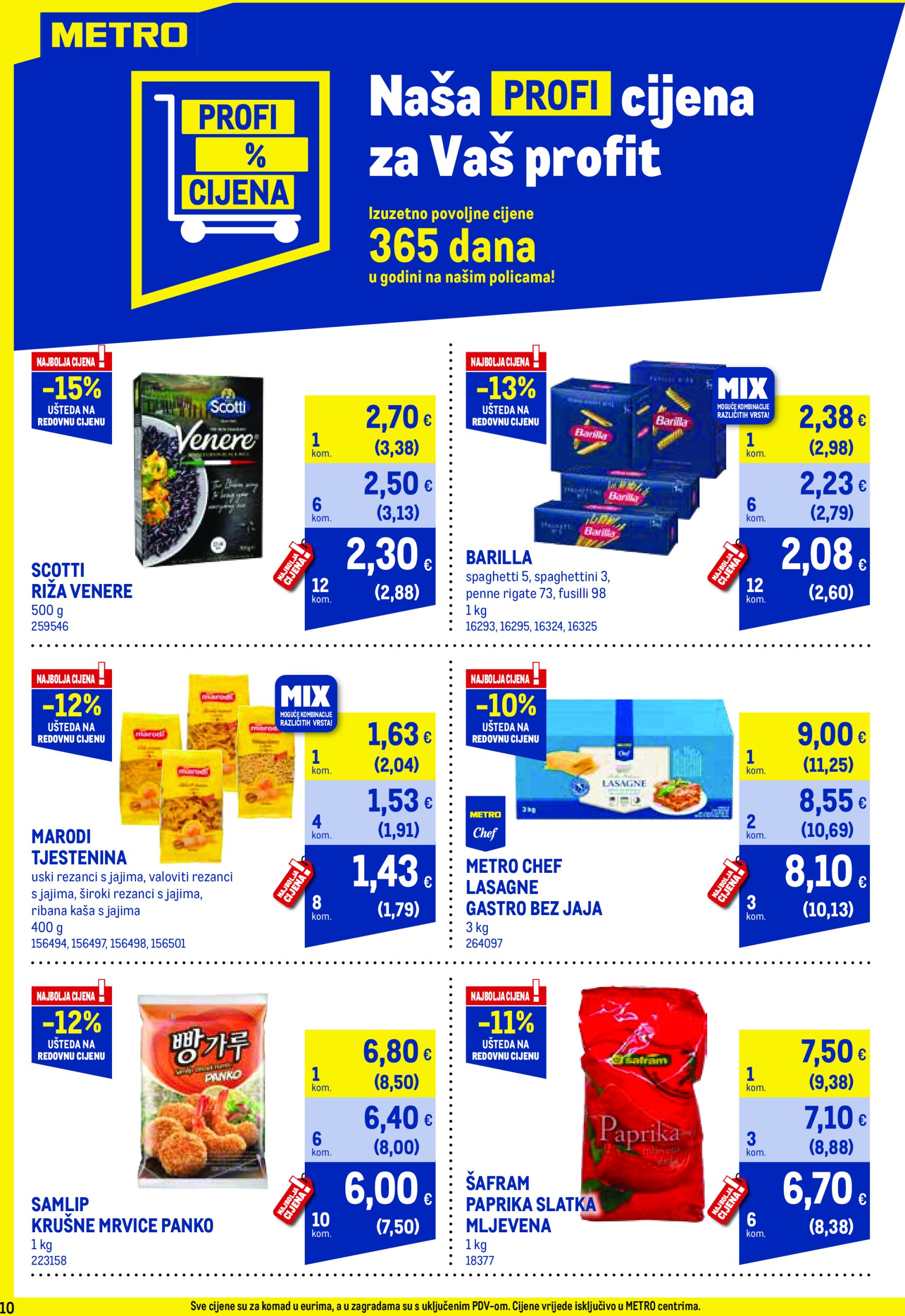 metro - Metro - Profi cijena katalog vrijedi od 02.05. do 01.06. - page: 10 metro - Metro - Profi cijena katalog vrijedi od 02.05. do 01.06. - page: 10