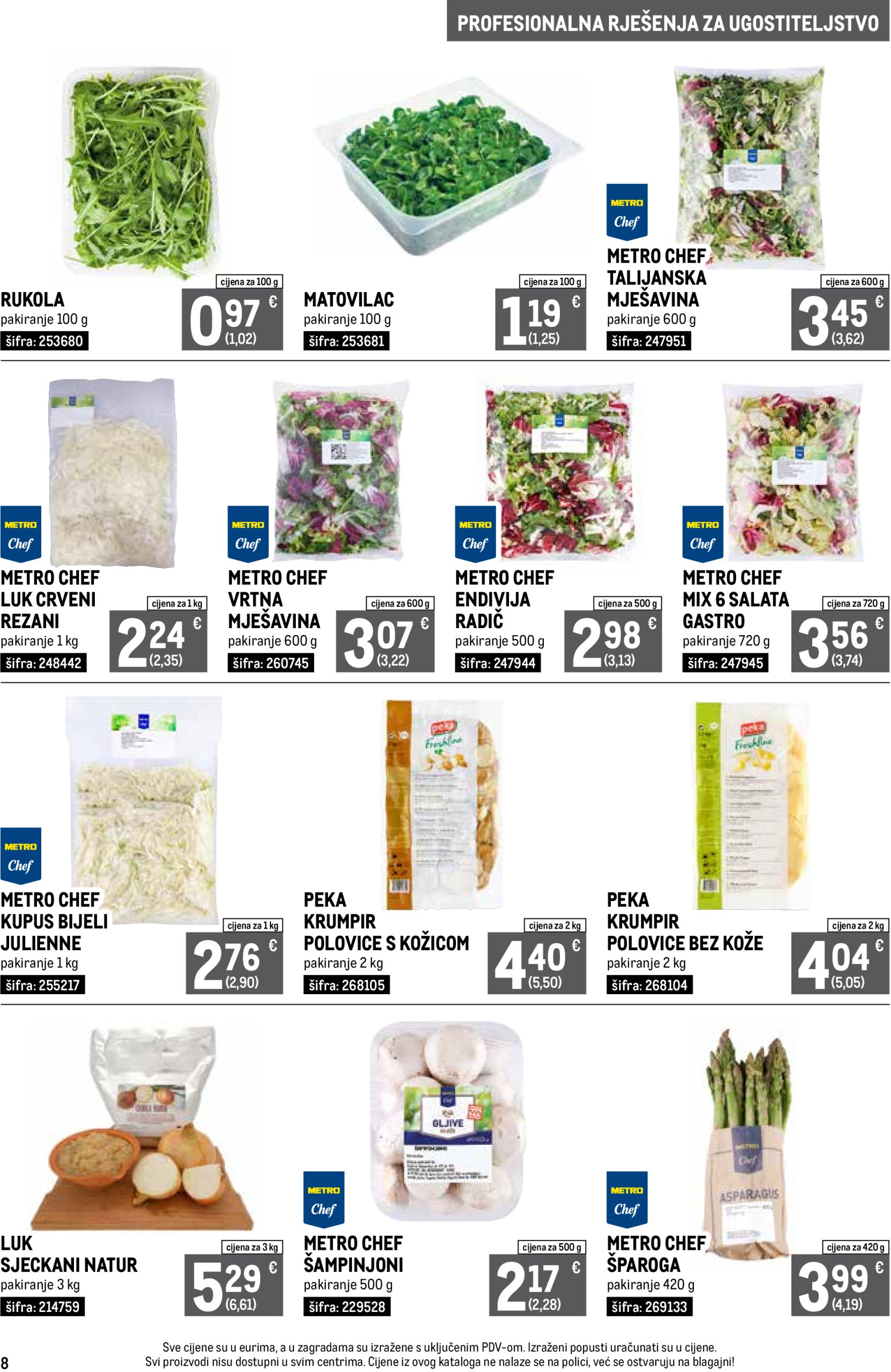 metro - Metro - Profesionalna rješenja za ugostiteljstvo katalog vrijedi od 02.05. do 01.06. - page: 8