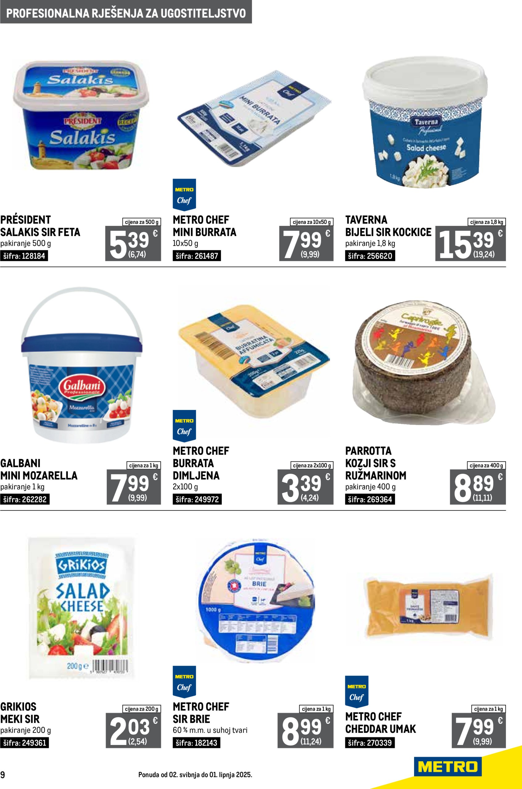 metro - Metro - Profesionalna rješenja za ugostiteljstvo katalog vrijedi od 02.05. do 01.06. - page: 9