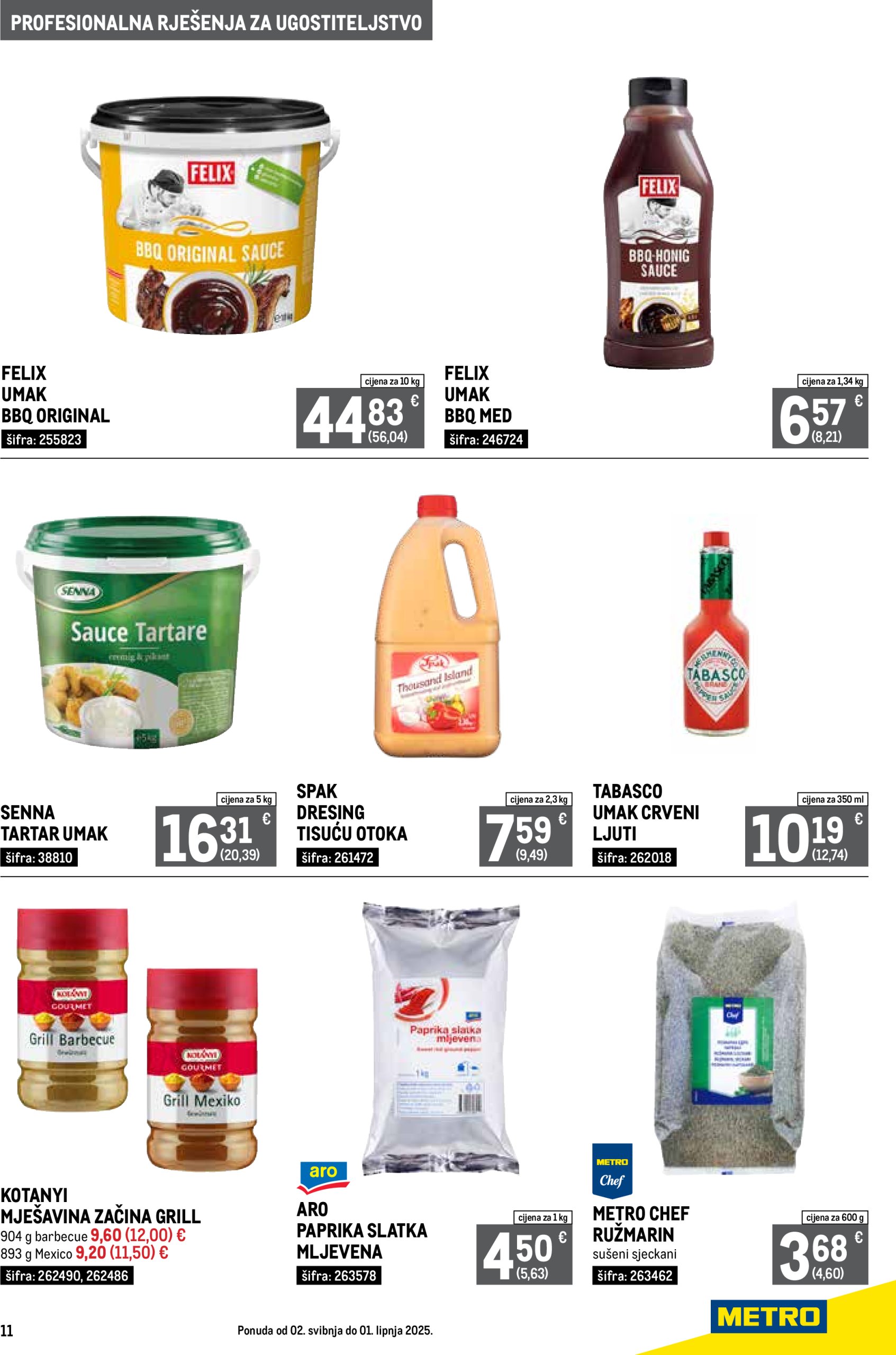metro - Metro - Profesionalna rješenja za ugostiteljstvo katalog vrijedi od 02.05. do 01.06. - page: 11
