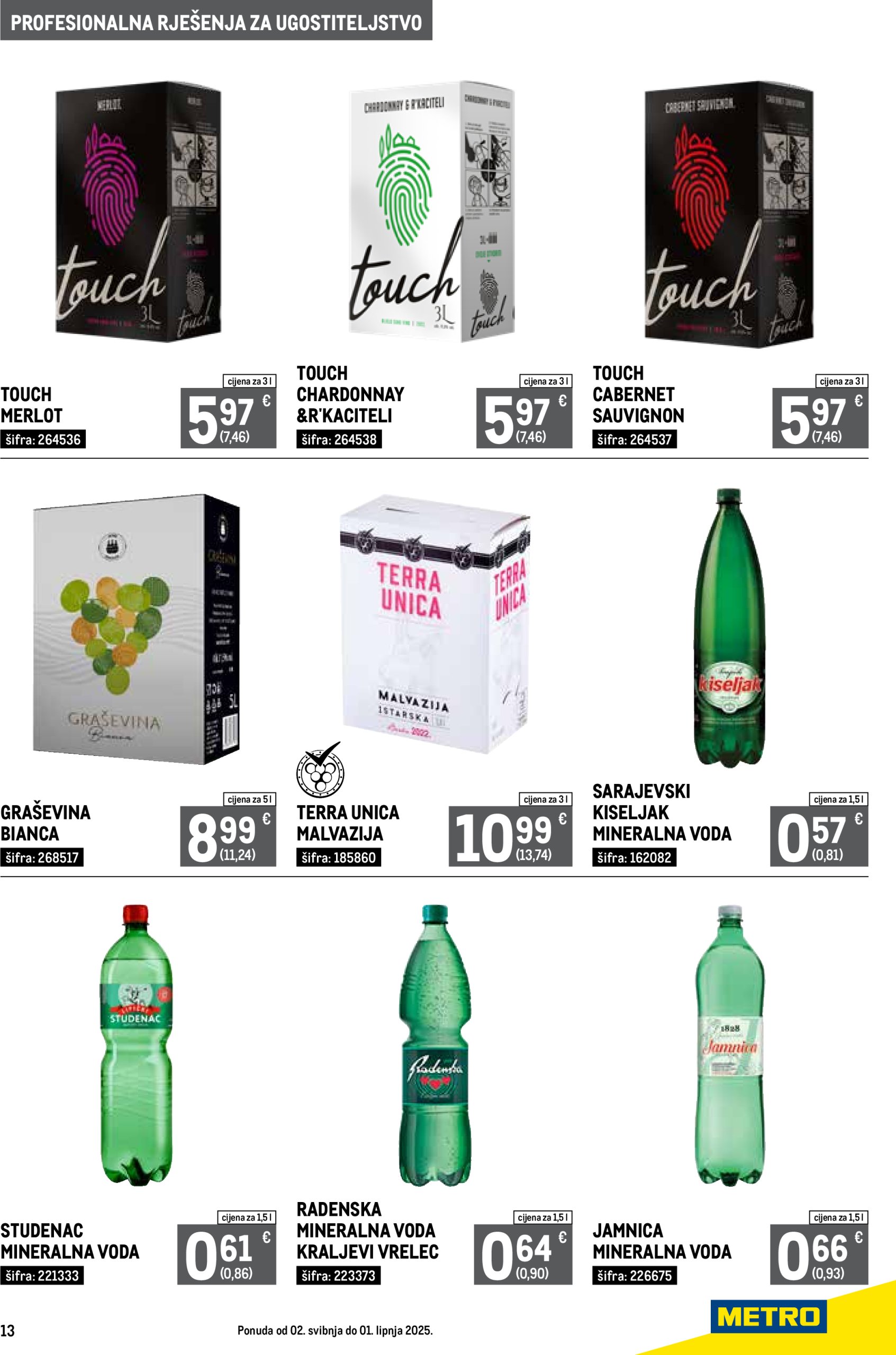 metro - Metro - Profesionalna rješenja za ugostiteljstvo katalog vrijedi od 02.05. do 01.06. - page: 13