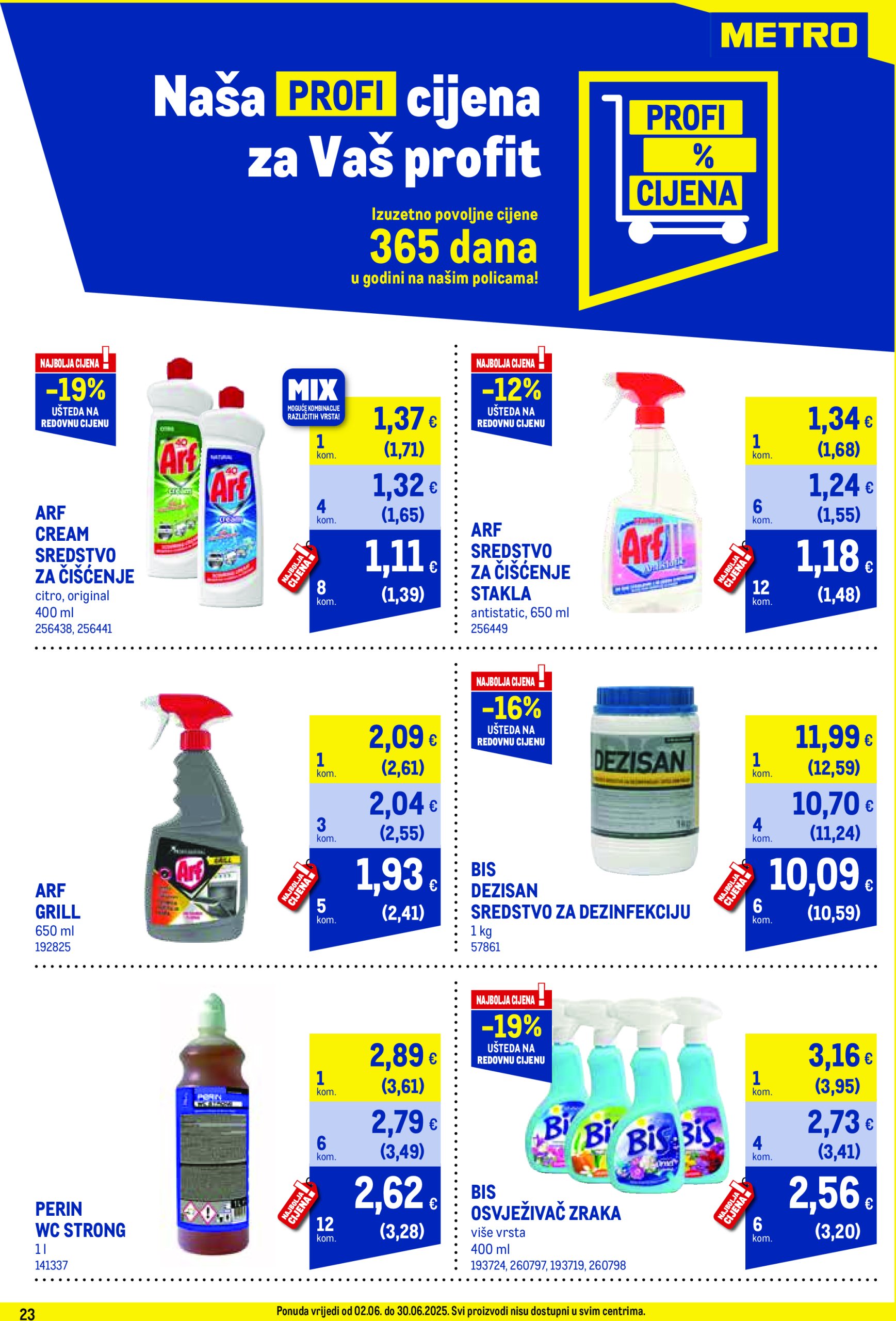 metro - Prelistajte ovaj Metro - Profi cijena katalog, vrijedi od 02.06. do 30.06. - page: 23 metro - Prelistajte ovaj Metro - Profi cijena katalog, vrijedi od 02.06. do 30.06. - page: 23