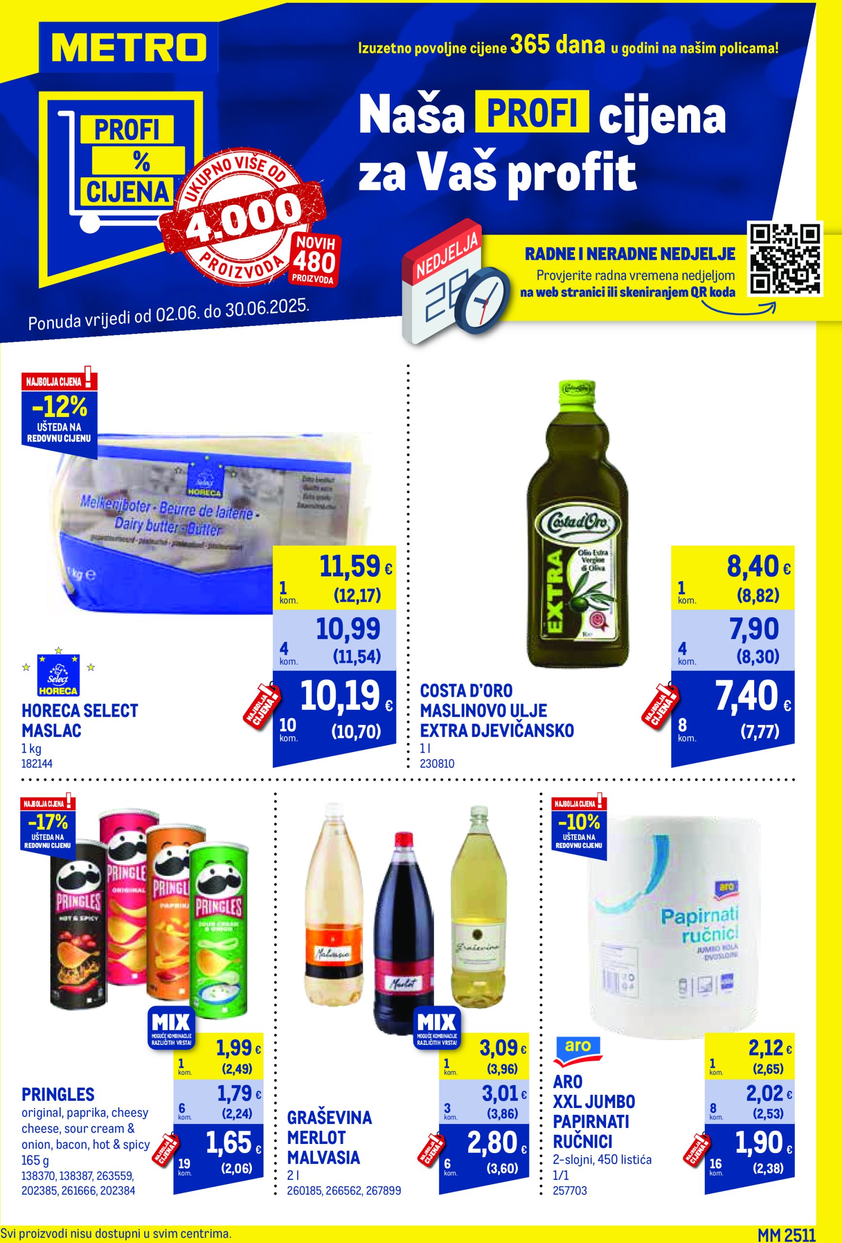 metro - Prelistajte ovaj Metro - Profi cijena katalog, vrijedi od 02.06. do 30.06.