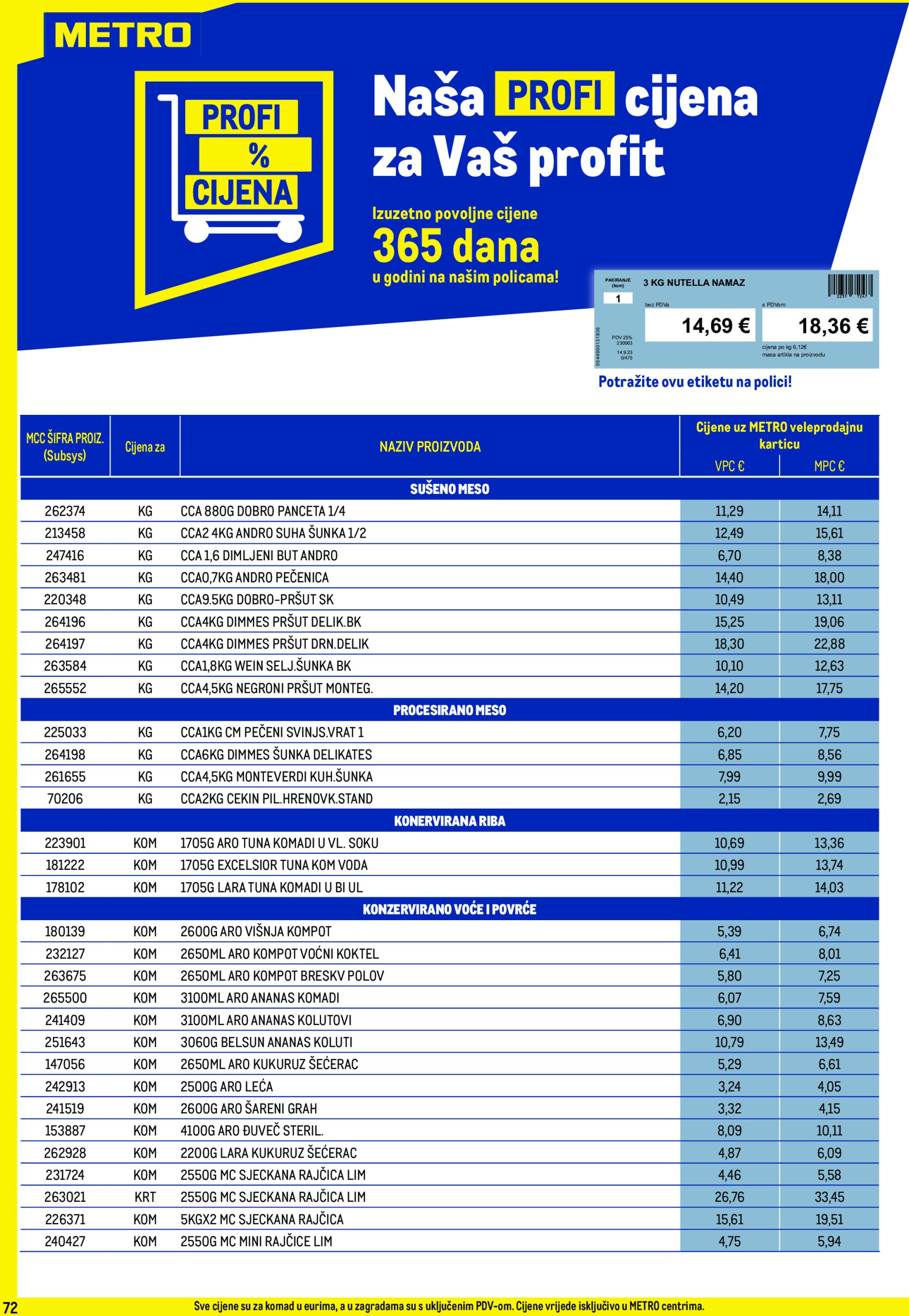 metro - Prelistajte ovaj Metro - Profi cijena katalog, vrijedi od 02.06. do 30.06. - page: 72 metro - Prelistajte ovaj Metro - Profi cijena katalog, vrijedi od 02.06. do 30.06. - page: 72