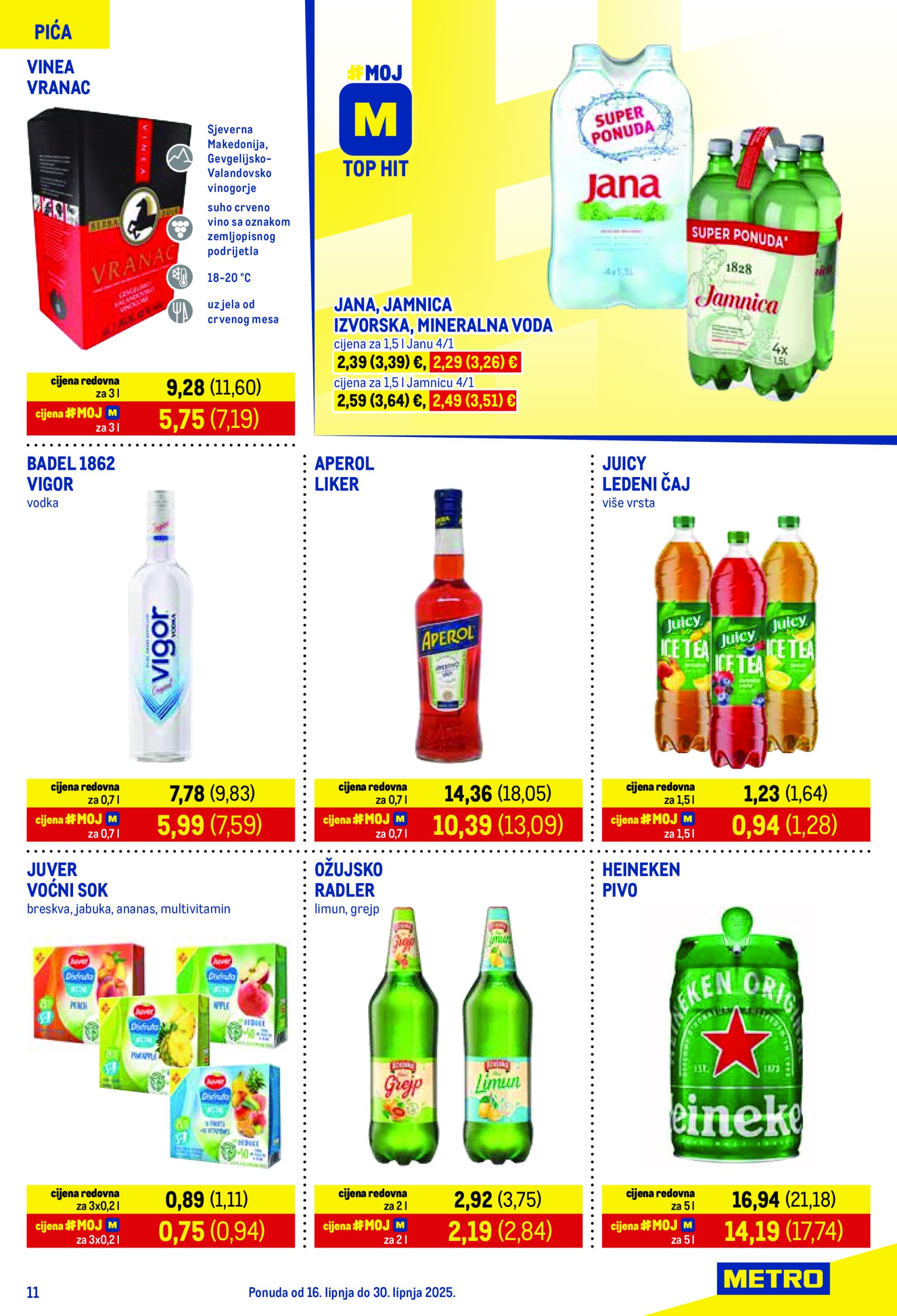 metro - Prelistajte katalog Metro - Prehrana i neprehrana, vrijedi od 16.06. do 30.06. - page: 11