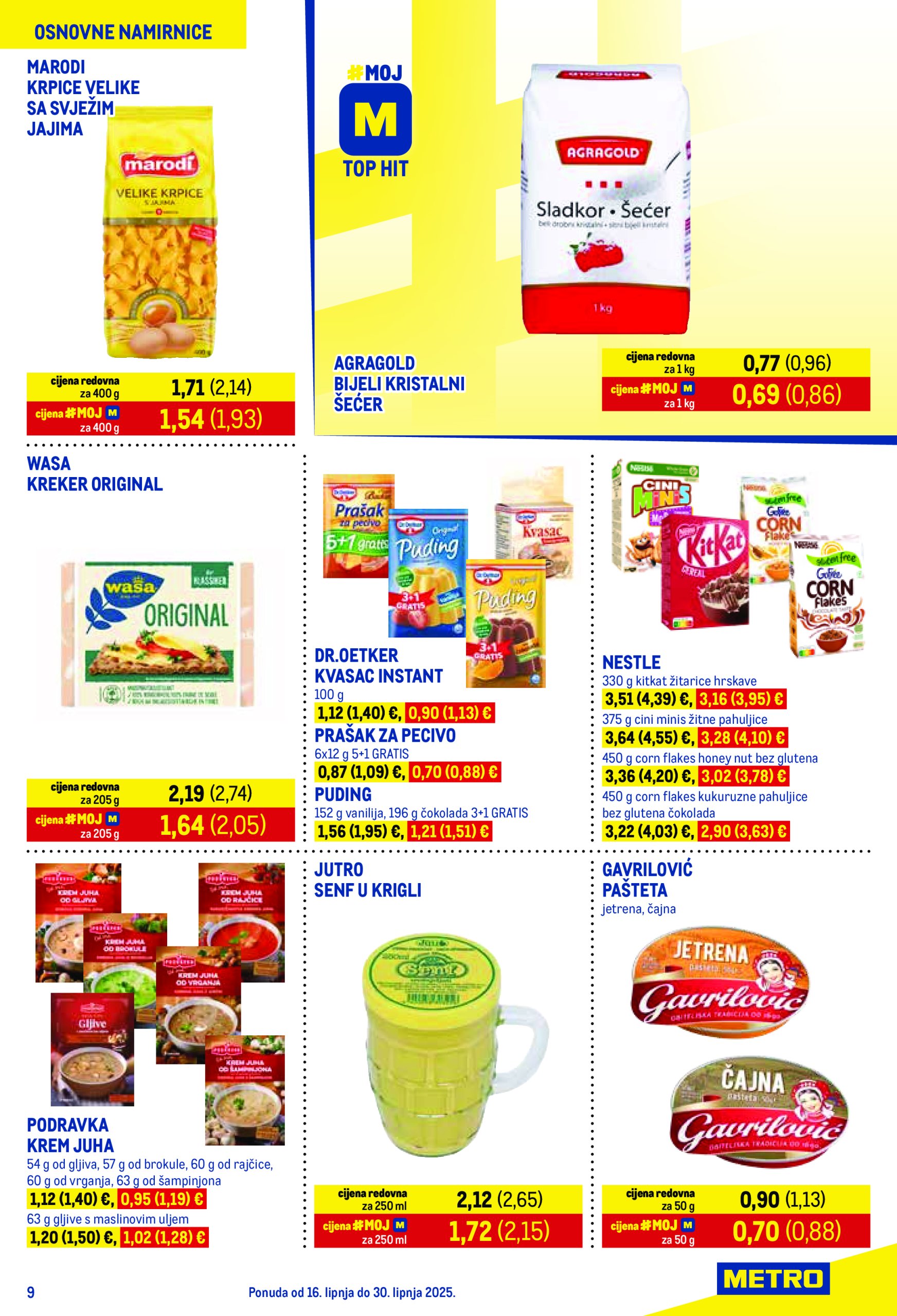 metro - Prelistajte katalog Metro - Prehrana i neprehrana, vrijedi od 16.06. do 30.06. - page: 9