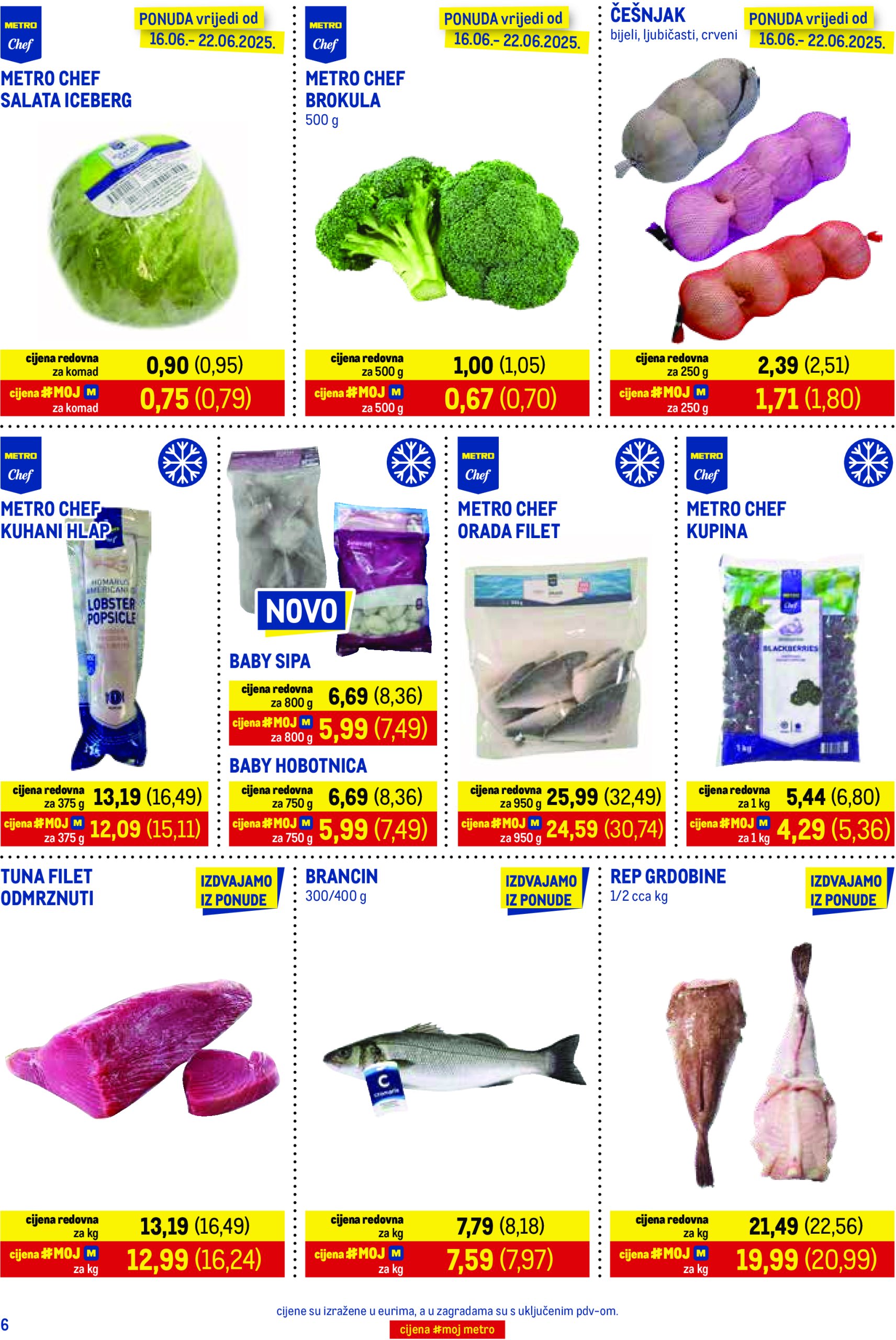 metro - Prelistajte katalog Metro - Prehrana i neprehrana, vrijedi od 16.06. do 30.06. - page: 6