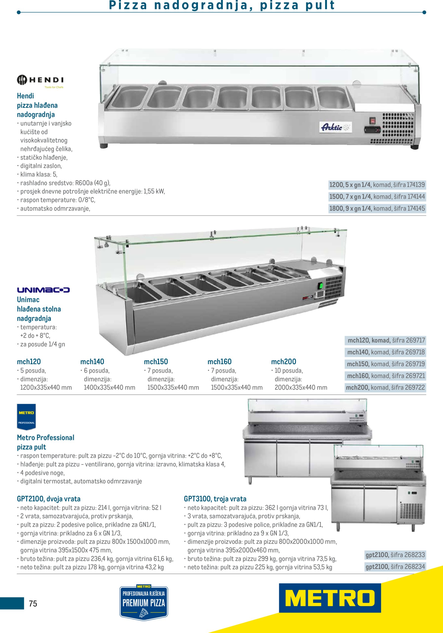 metro - Prelistajte katalog Metro - Poslovna rješenja - Pizzeria, vrijedi od 01.06. do 31.12. - page: 75 metro - Prelistajte katalog Metro - Poslovna rješenja - Pizzeria, vrijedi od 01.06. do 31.12. - page: 75