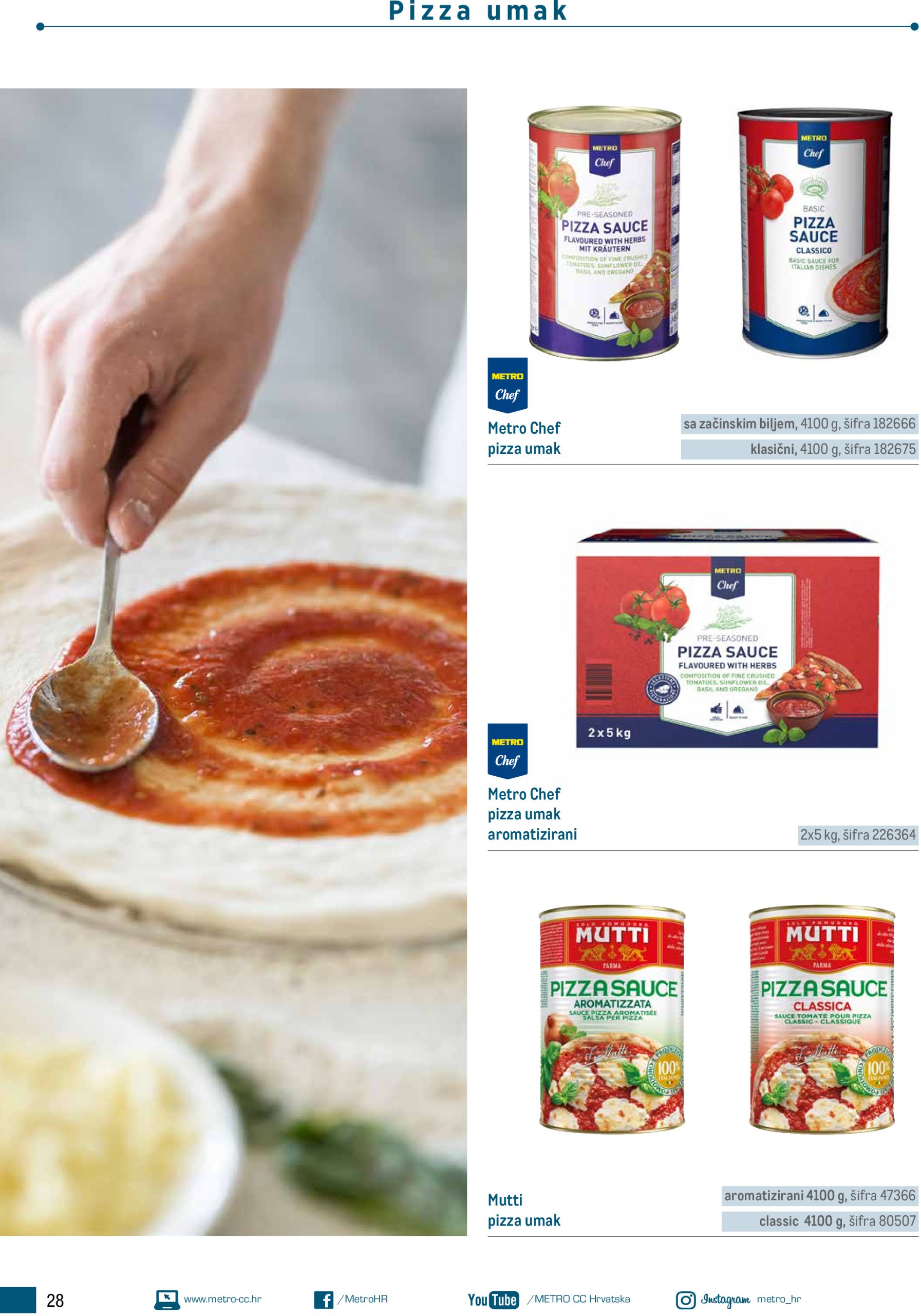 metro - Prelistajte katalog Metro - Poslovna rješenja - Pizzeria, vrijedi od 01.06. do 31.12. - page: 28 metro - Prelistajte katalog Metro - Poslovna rješenja - Pizzeria, vrijedi od 01.06. do 31.12. - page: 28