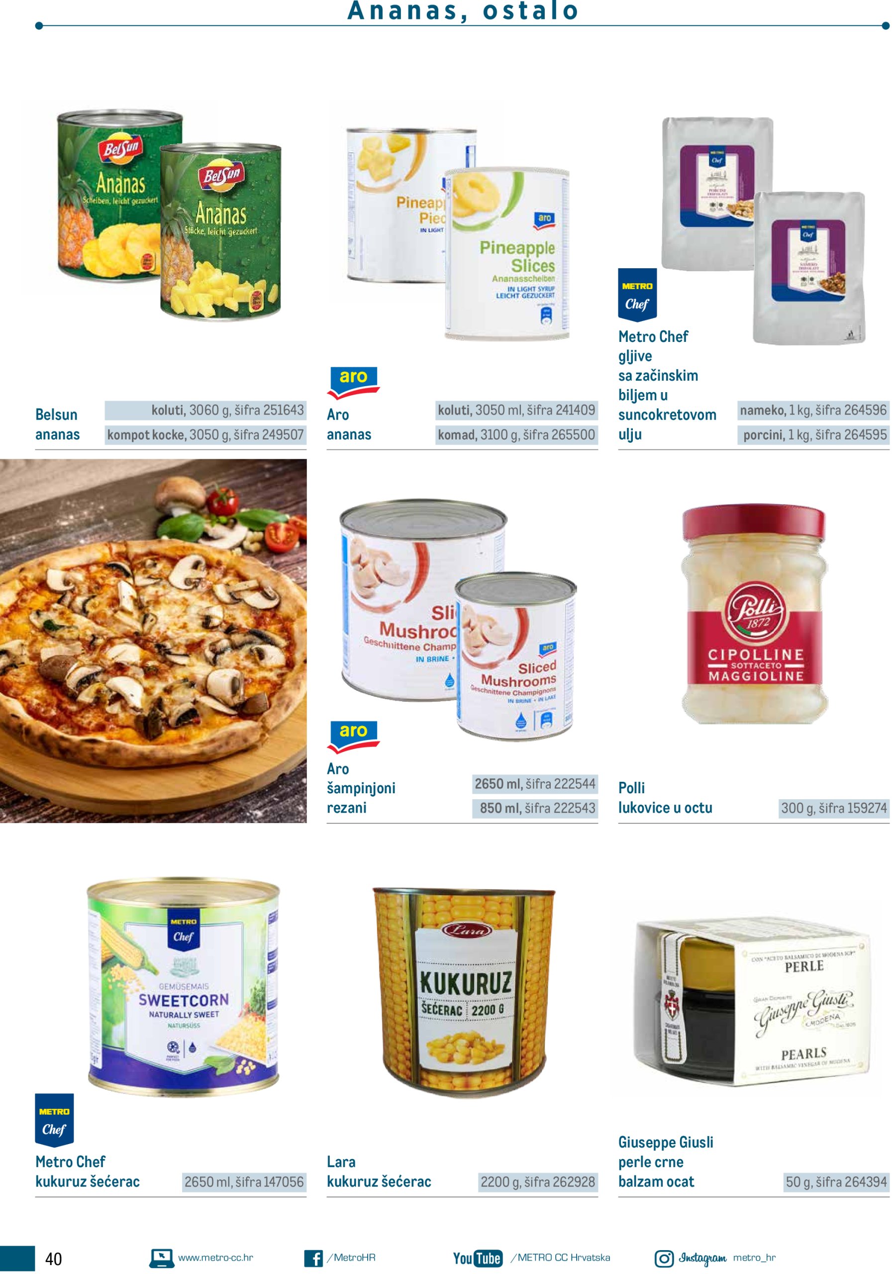 metro - Prelistajte katalog Metro - Poslovna rješenja - Pizzeria, vrijedi od 01.06. do 31.12. - page: 40 metro - Prelistajte katalog Metro - Poslovna rješenja - Pizzeria, vrijedi od 01.06. do 31.12. - page: 40