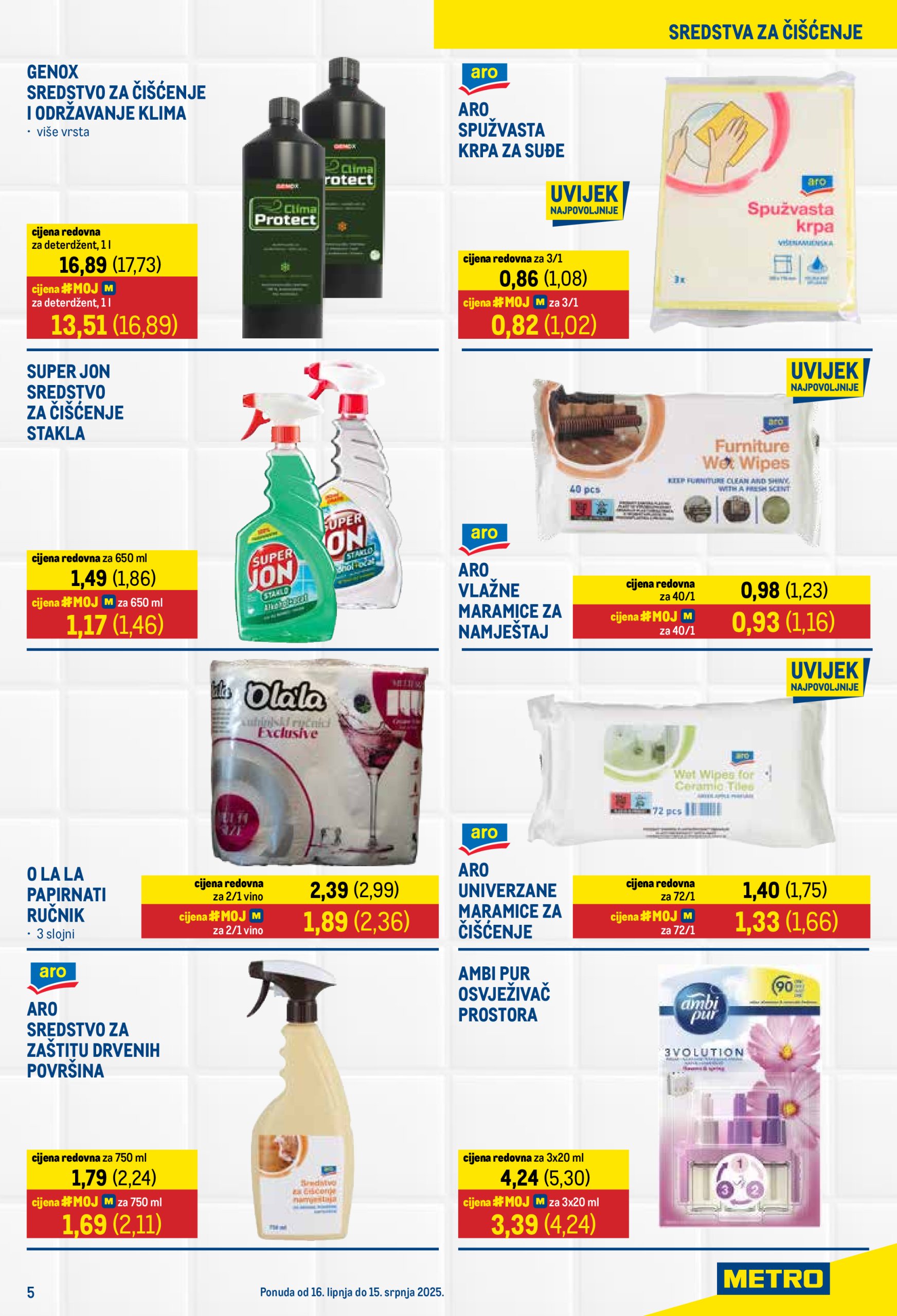 metro - Prelistajte katalog Metro - Sve za čišćenje, vrijedi od 16.06. do 15.07. - page: 5