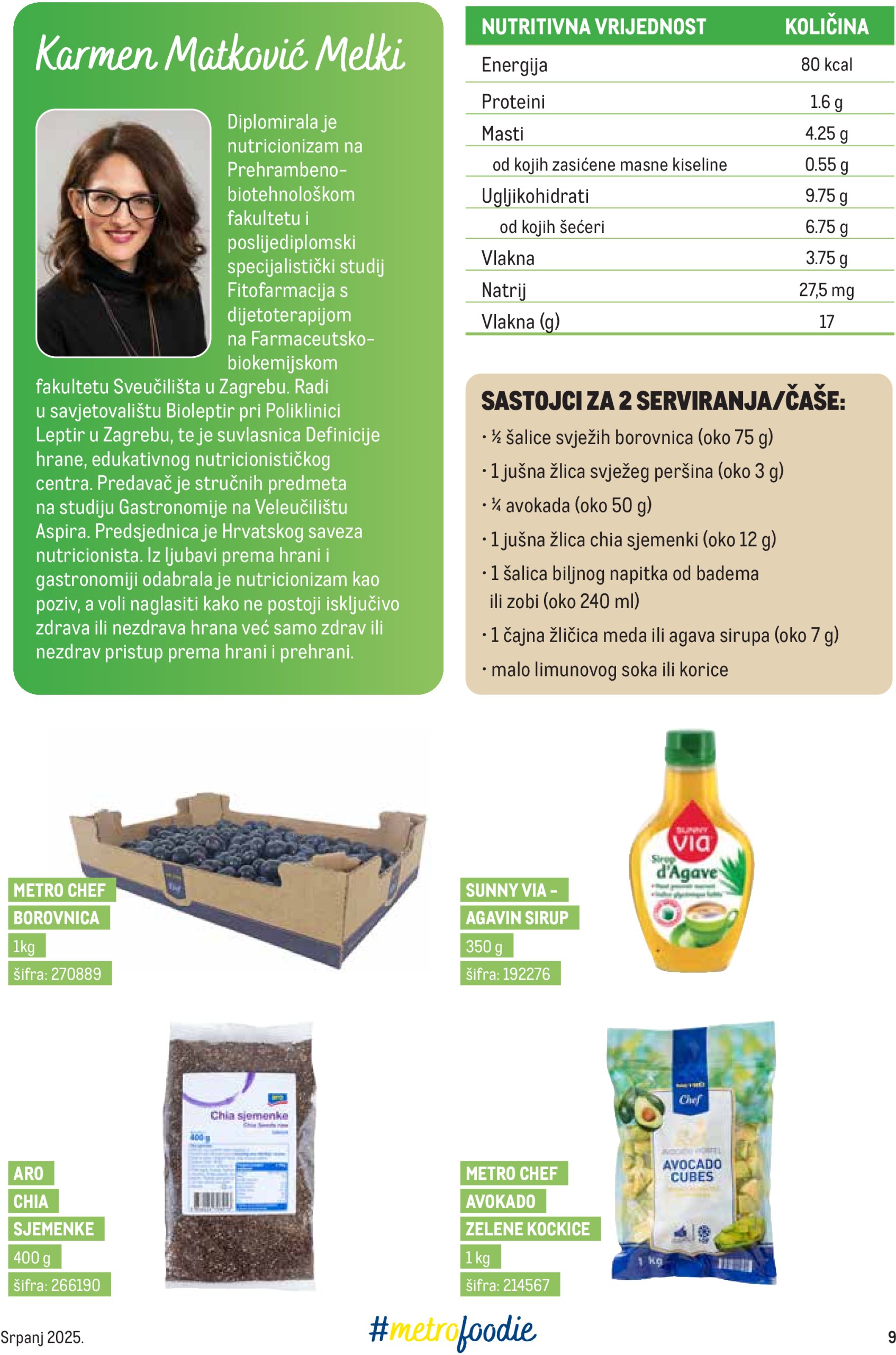 metro - Prelistajte katalog Metro - Smoothie VS Juice, vrijedi od 01.07. do 31.07. - page: 9