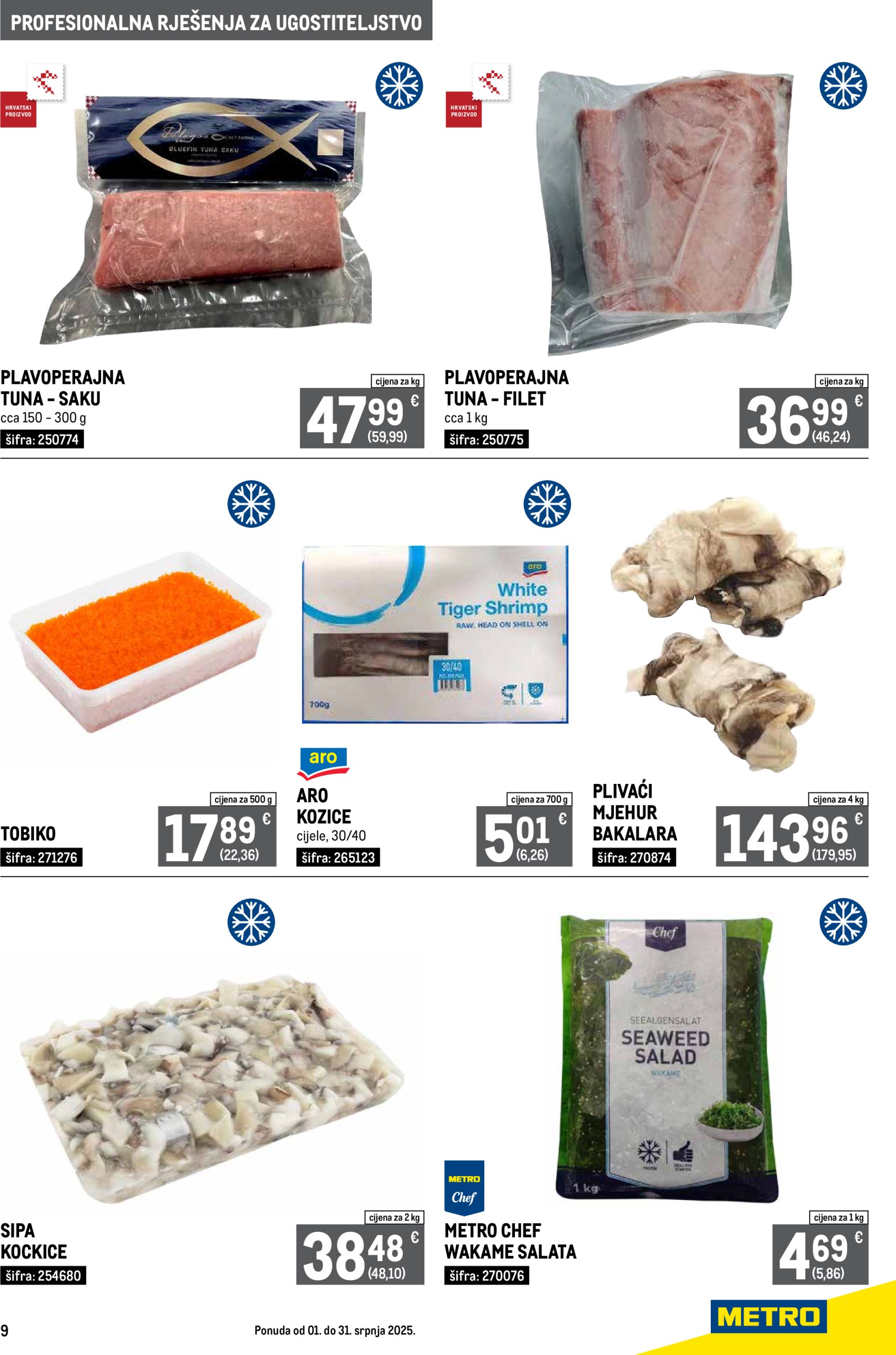 metro - Prelistajte katalog Metro - Profesionalna rješenja za ugostiteljstvo, vrijedi od 01.07. do 31.07. - page: 9