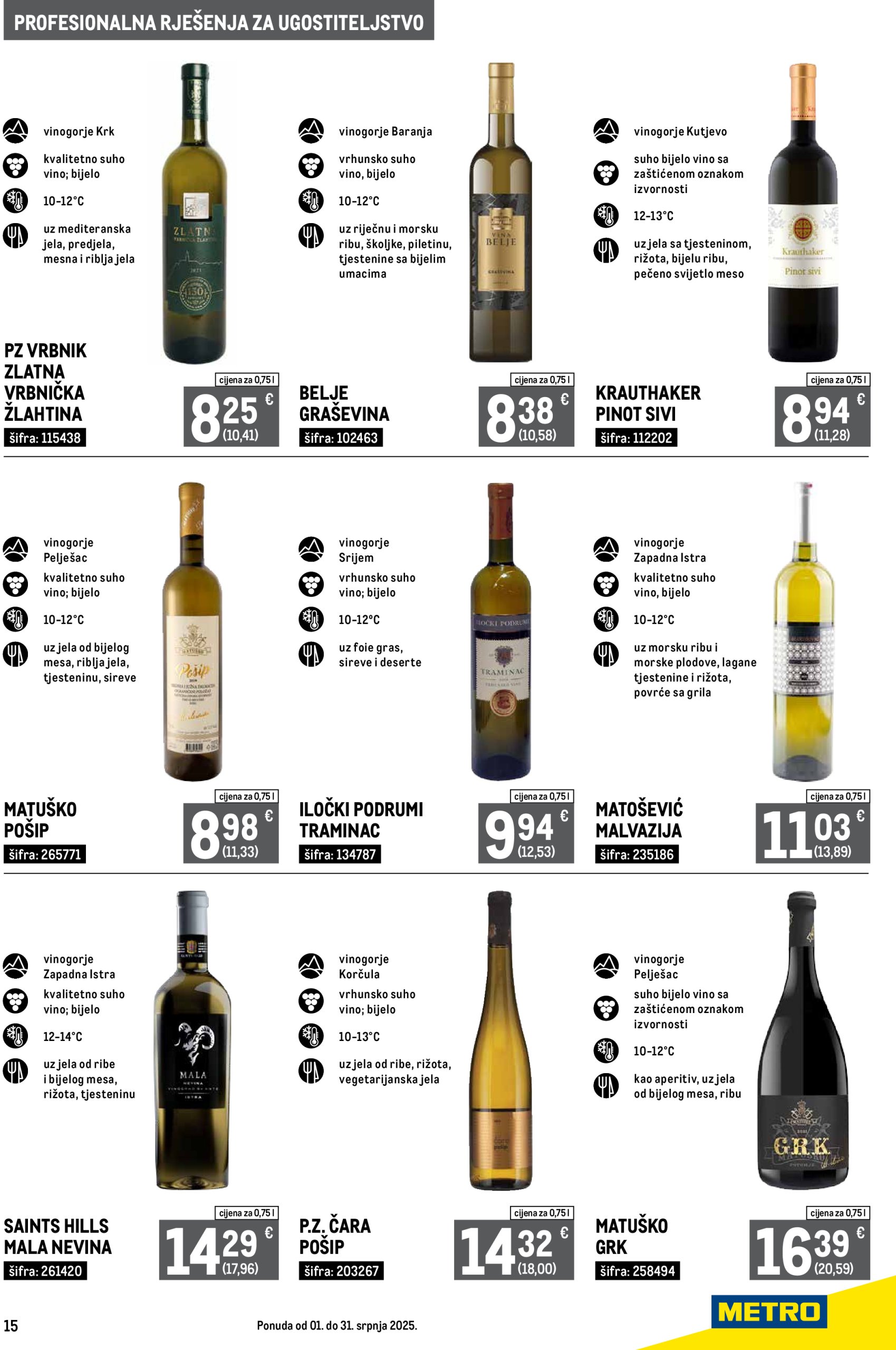 metro - Prelistajte katalog Metro - Profesionalna rješenja za ugostiteljstvo, vrijedi od 01.07. do 31.07. - page: 15