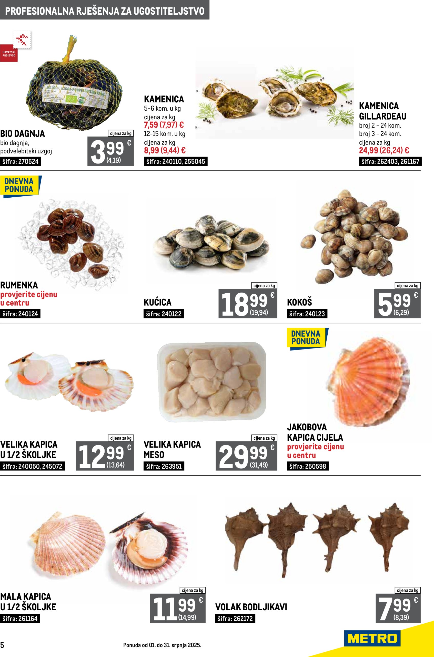 metro - Prelistajte katalog Metro - Profesionalna rješenja za ugostiteljstvo, vrijedi od 01.07. do 31.07. - page: 5