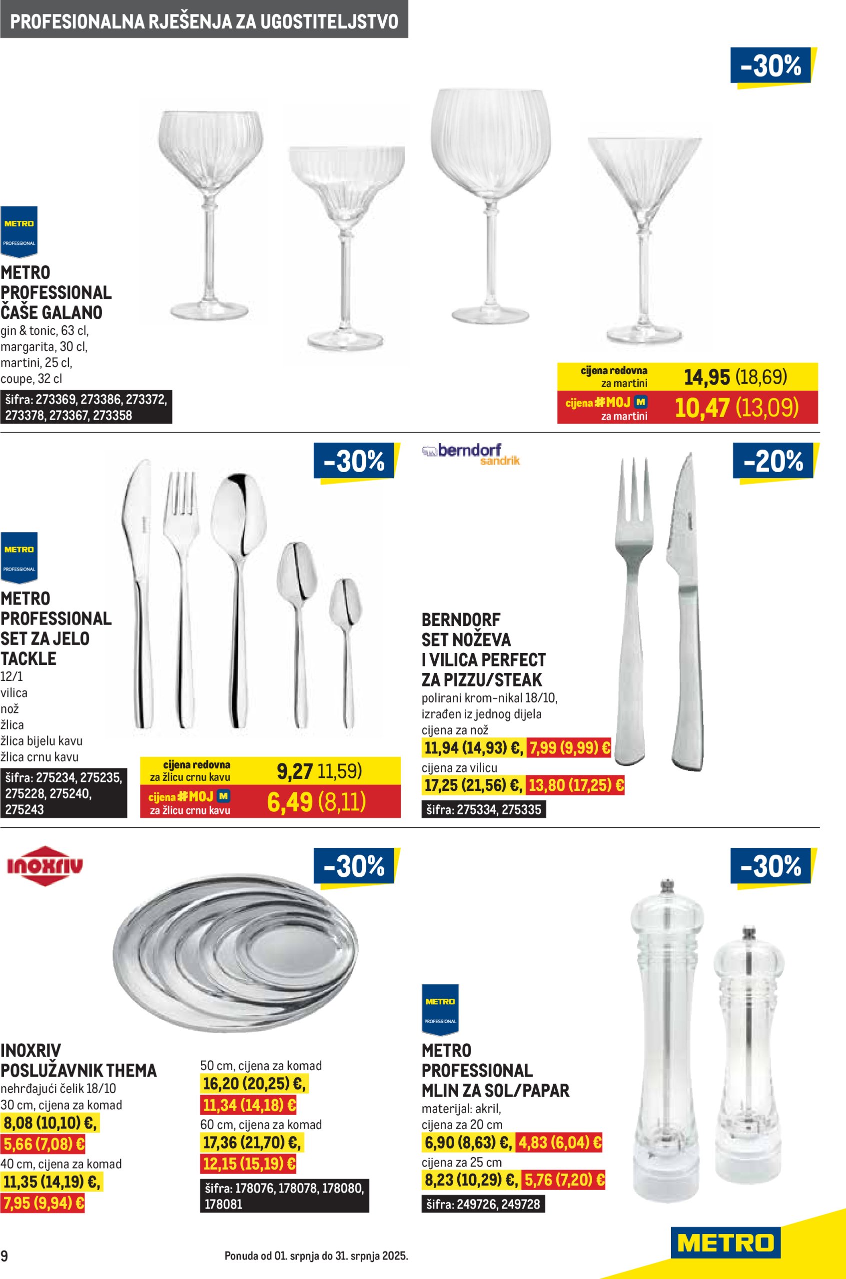 metro - Prelistajte katalog Metro - Gastro, vrijedi od 01.07. do 31.07. - page: 9