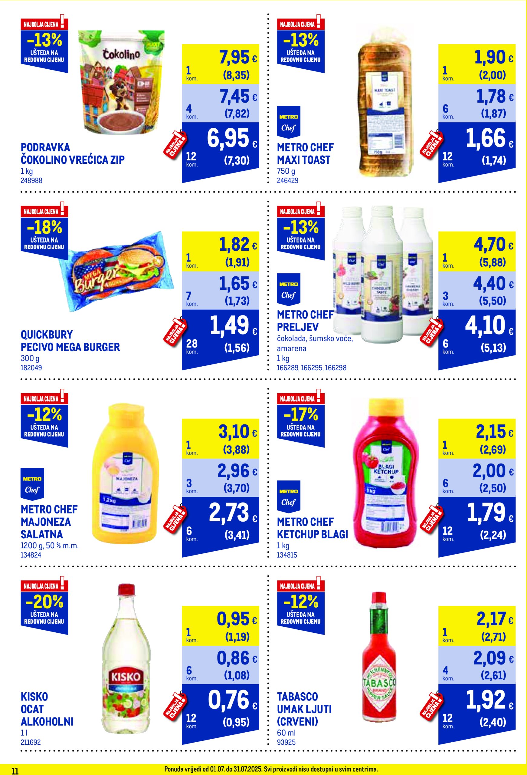 metro - Prelistajte katalog Metro - Profi cijena, vrijedi od 01.07. do 31.07. - page: 11
