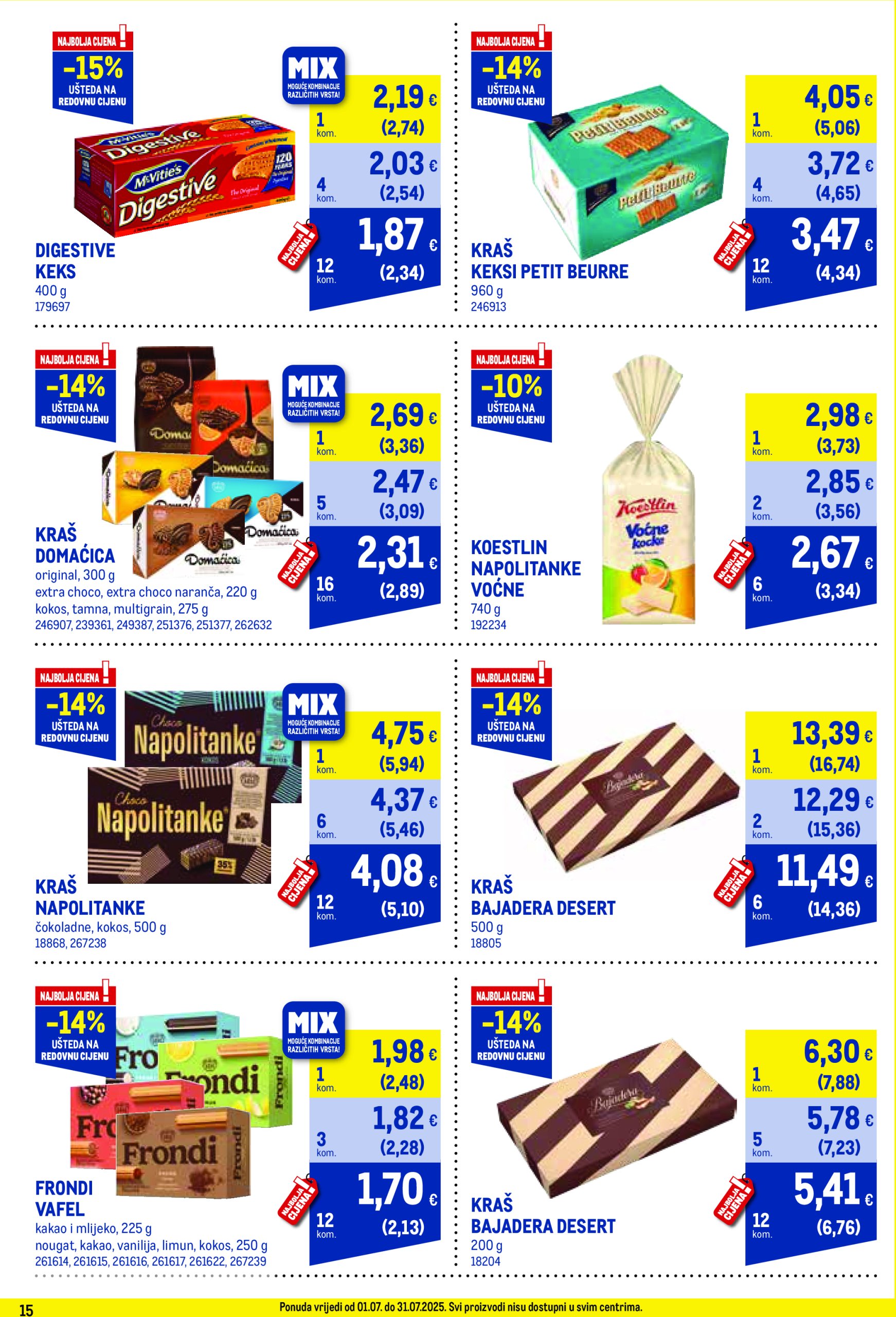 metro - Prelistajte katalog Metro - Profi cijena, vrijedi od 01.07. do 31.07. - page: 15