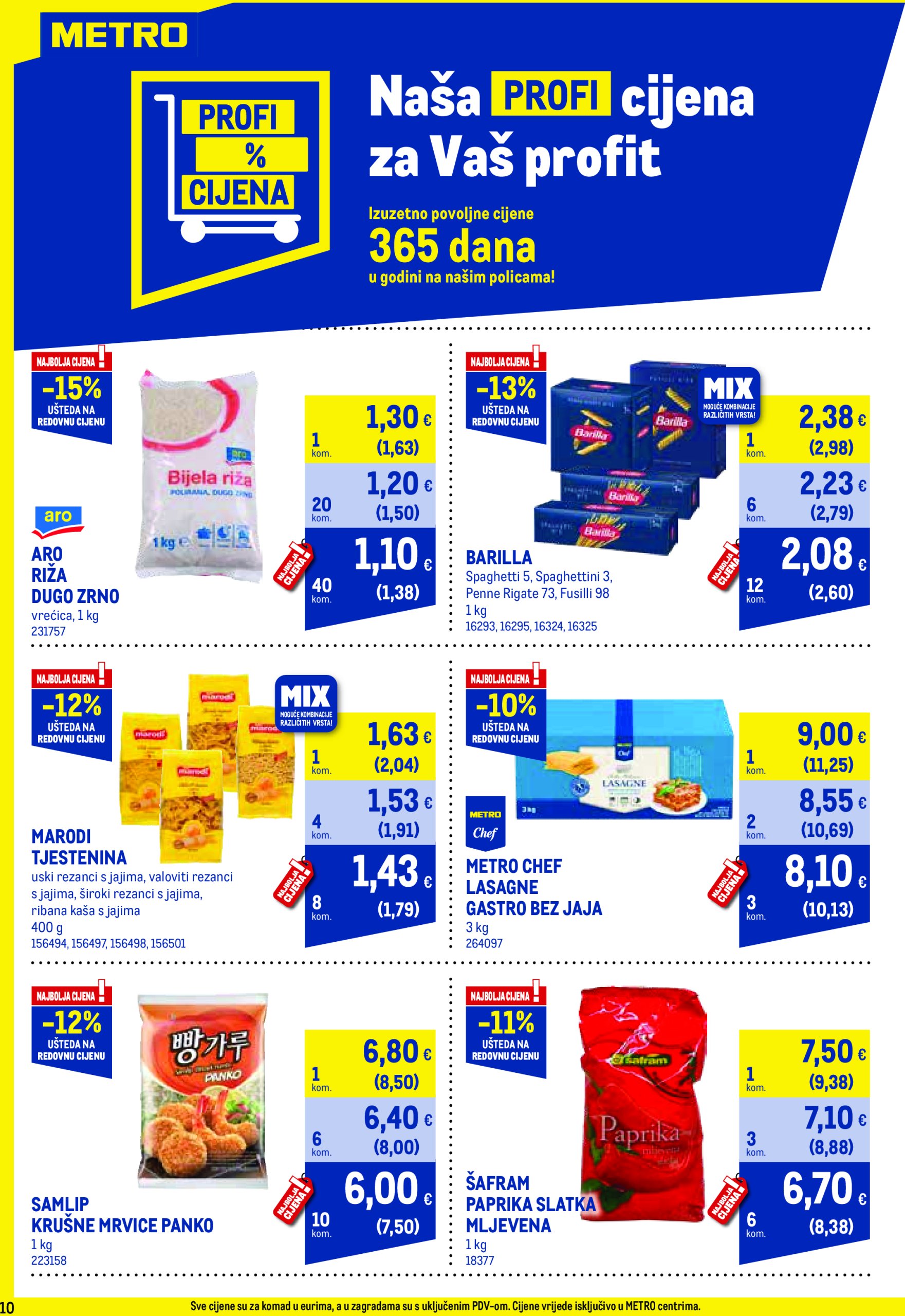 metro - Prelistajte katalog Metro - Profi cijena, vrijedi od 01.07. do 31.07. - page: 10