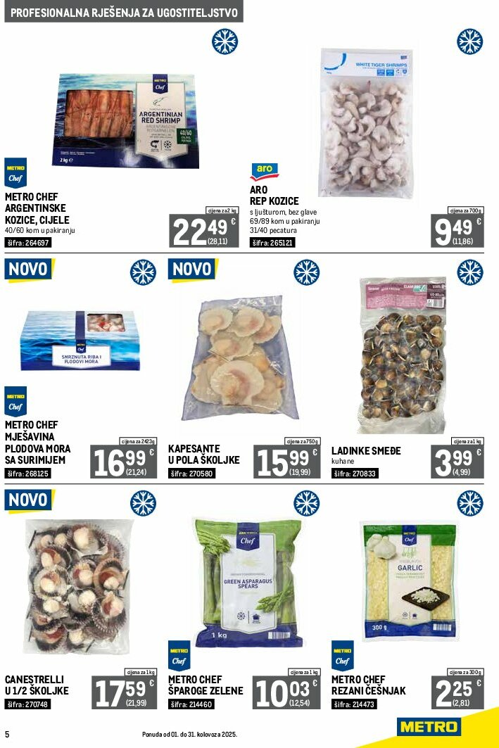 metro - Prelistajte katalog Metro - Profesionalna rješenja za ugostiteljstvo, vrijedi od 01.08. do 31.08. - page: 5