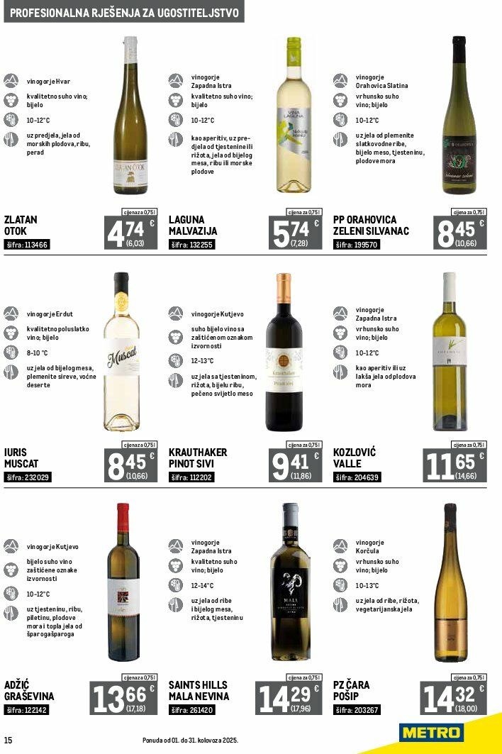 metro - Prelistajte katalog Metro - Profesionalna rješenja za ugostiteljstvo, vrijedi od 01.08. do 31.08. - page: 15