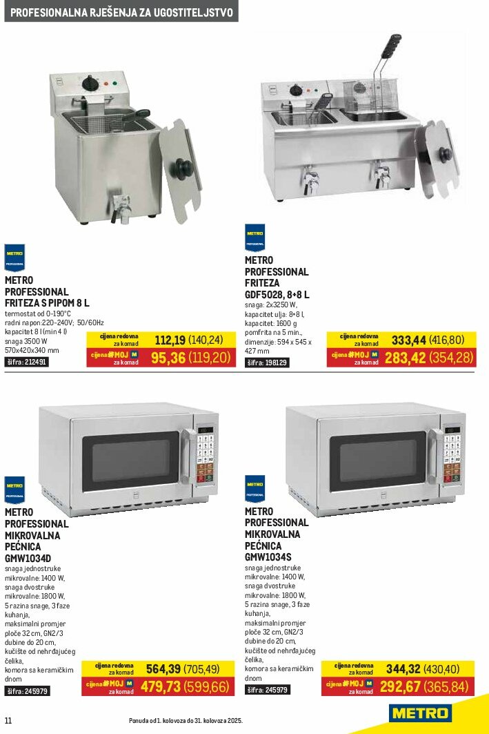 metro - Prelistajte katalog Metro - Gastro, vrijedi od 01.08. do 31.08. - page: 11