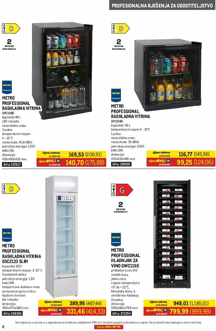 metro - Prelistajte katalog Metro - Gastro, vrijedi od 01.08. do 31.08. - page: 8