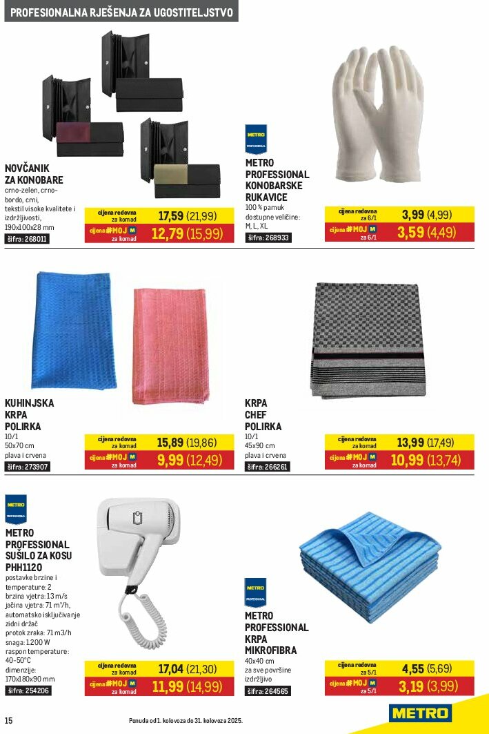 metro - Prelistajte katalog Metro - Gastro, vrijedi od 01.08. do 31.08. - page: 15