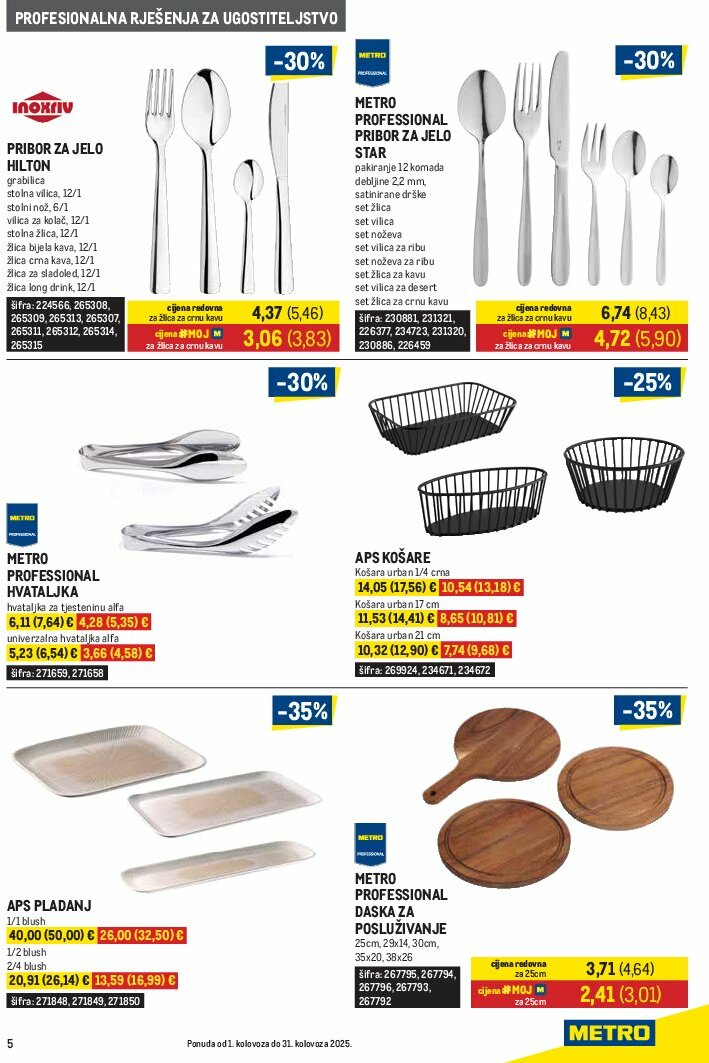 metro - Prelistajte katalog Metro - Gastro, vrijedi od 01.08. do 31.08. - page: 5