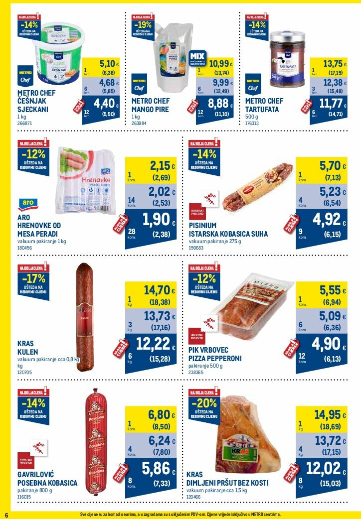 metro - Prelistajte katalog Metro - Profi cijena, vrijedi od 01.08. do 31.08. - page: 6