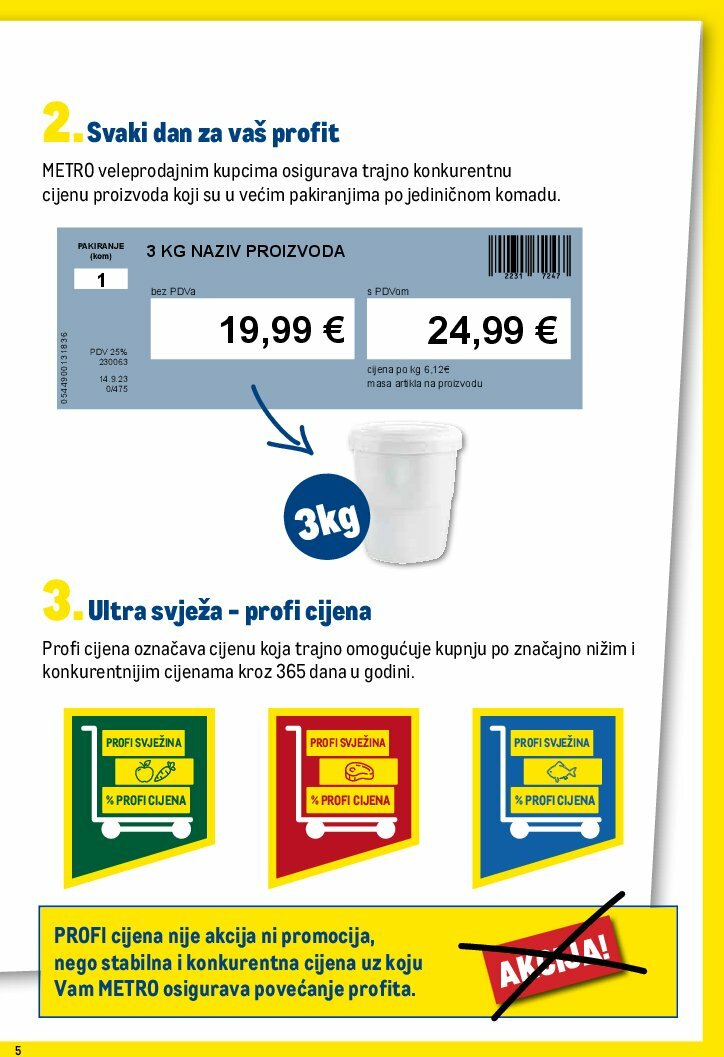 metro - Prelistajte katalog Metro - Profi cijena, vrijedi od 01.08. do 31.08. - page: 5